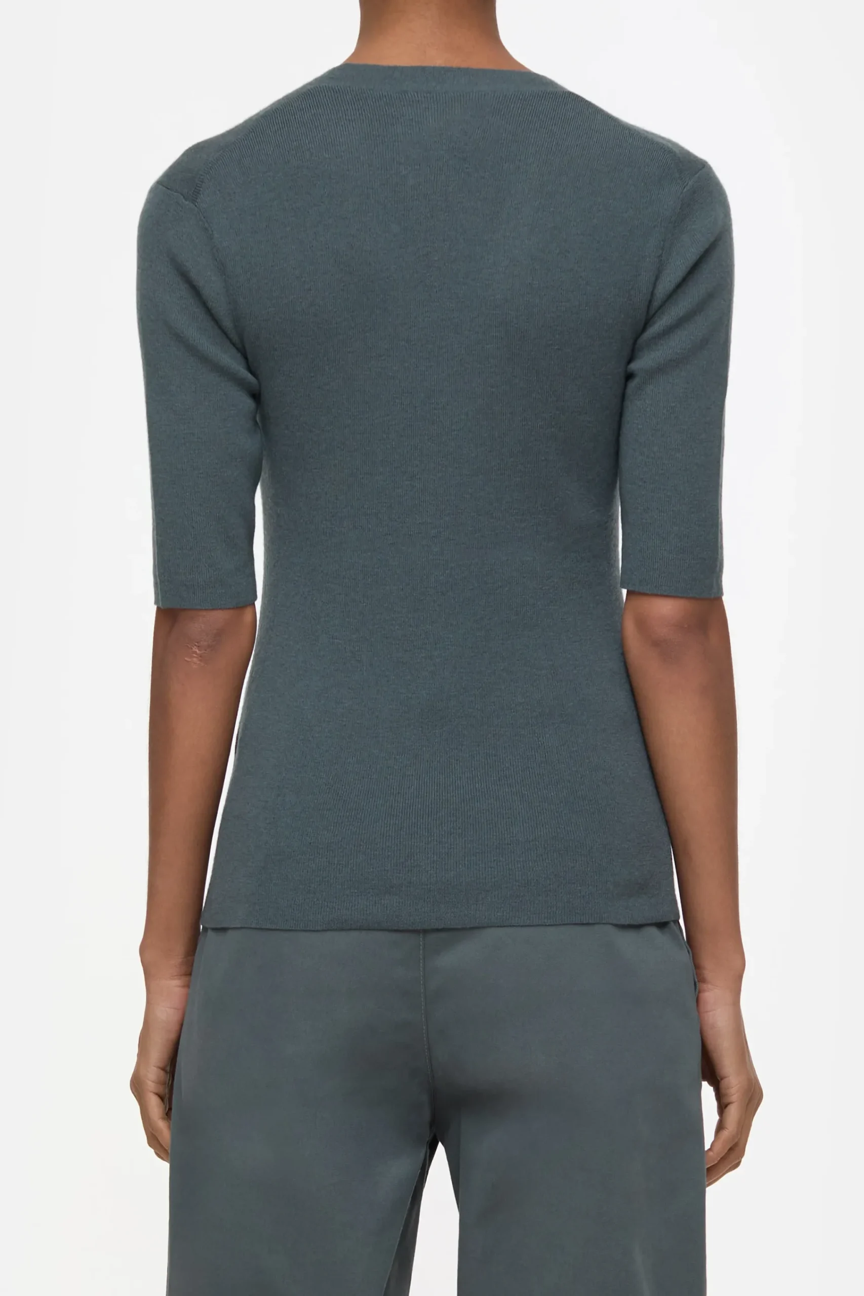 Closed Strick*Shirt aus Kaschmir-Mix Pinigreen