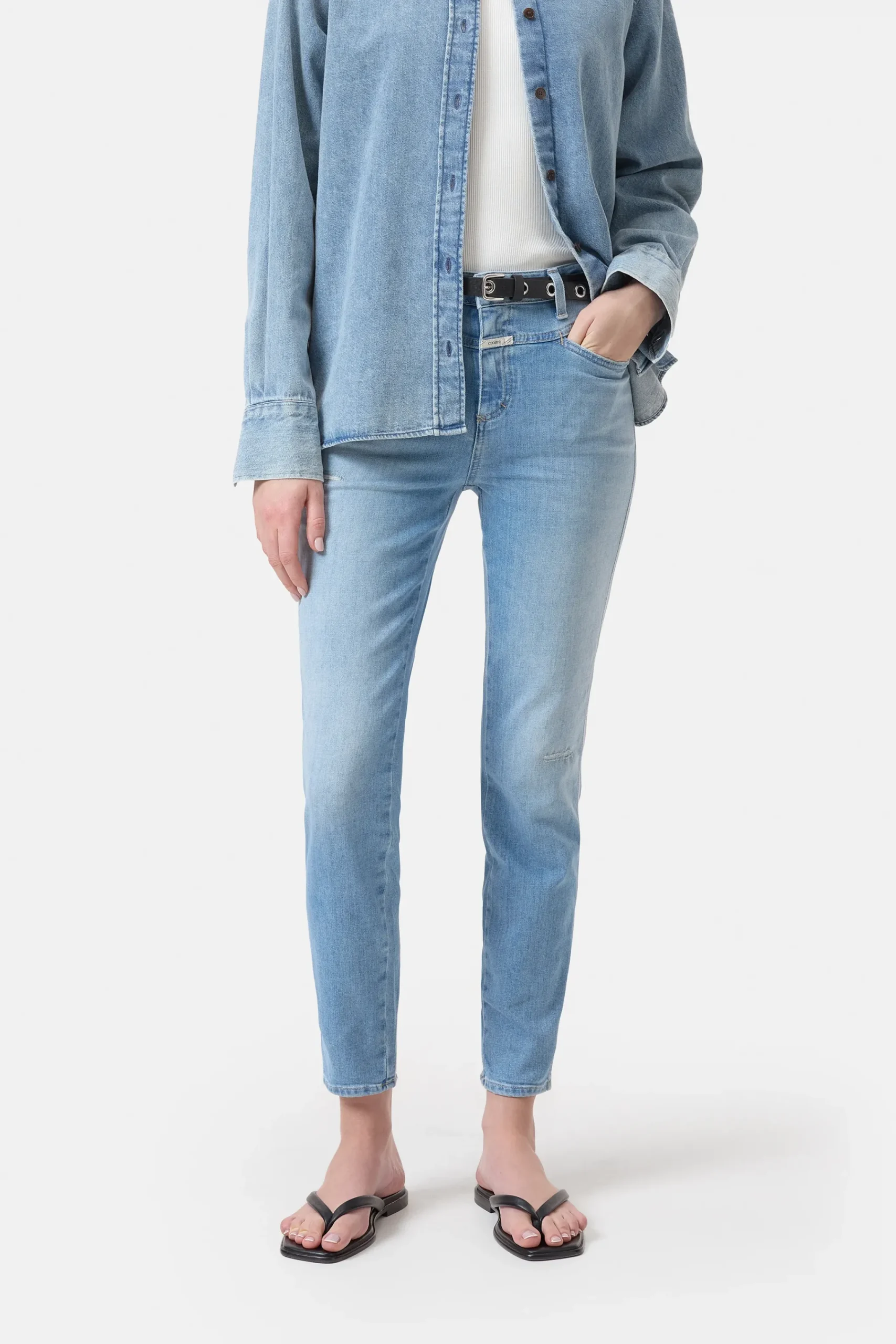 Closed Jeans | Skinny Fit*Skinny Jeans - Style Name Skinny Pusher Lightblue