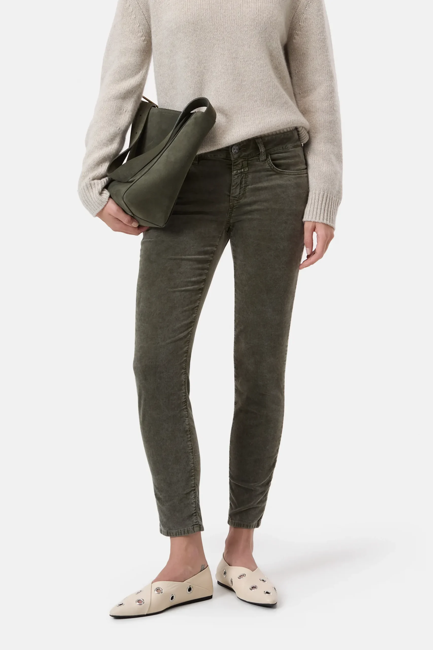 Closed Hosen*Skinny Pants - Style Name Baker Vergreen