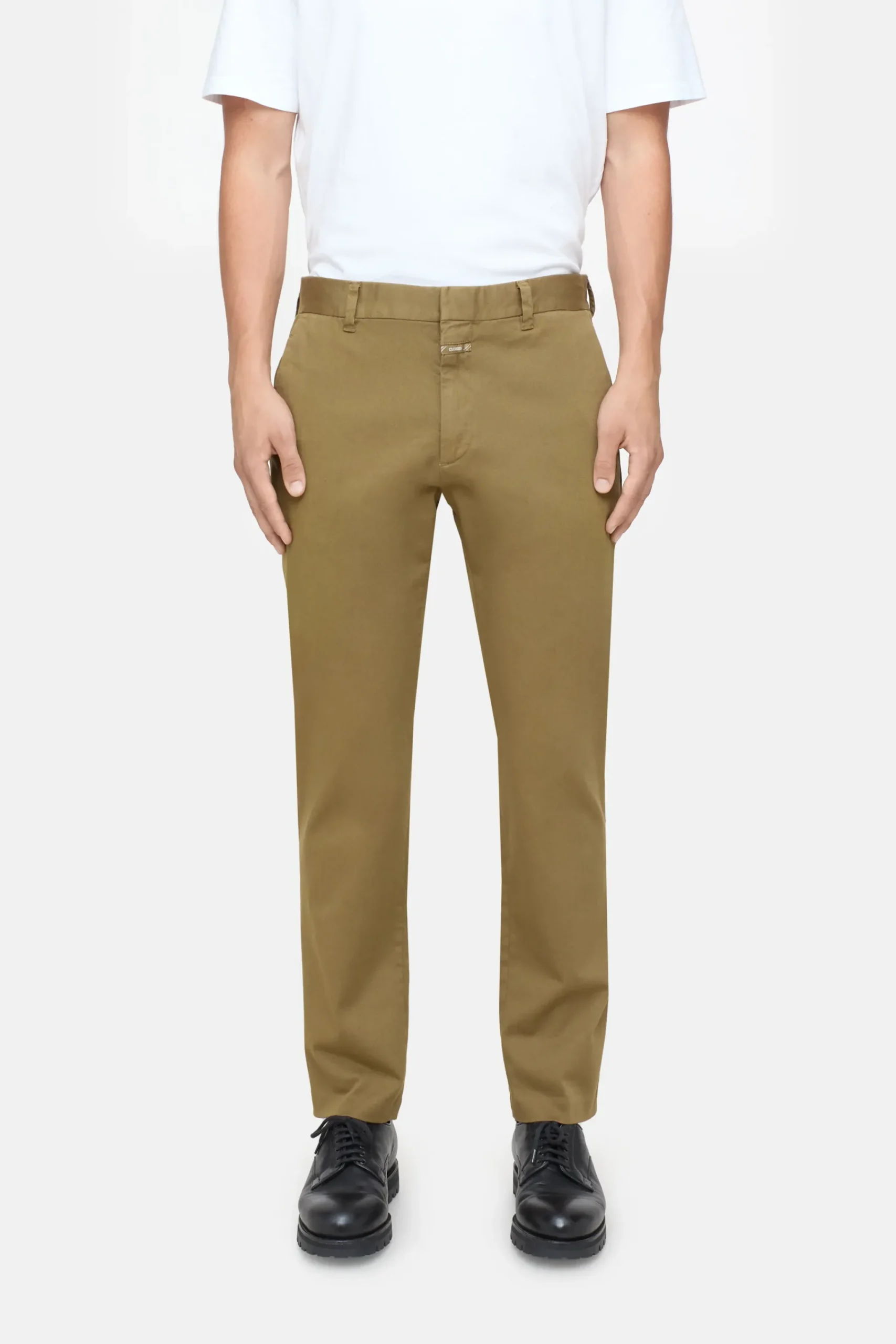 Closed Hosen*Slim Pants - Style Name Clifton True Goldenmoss