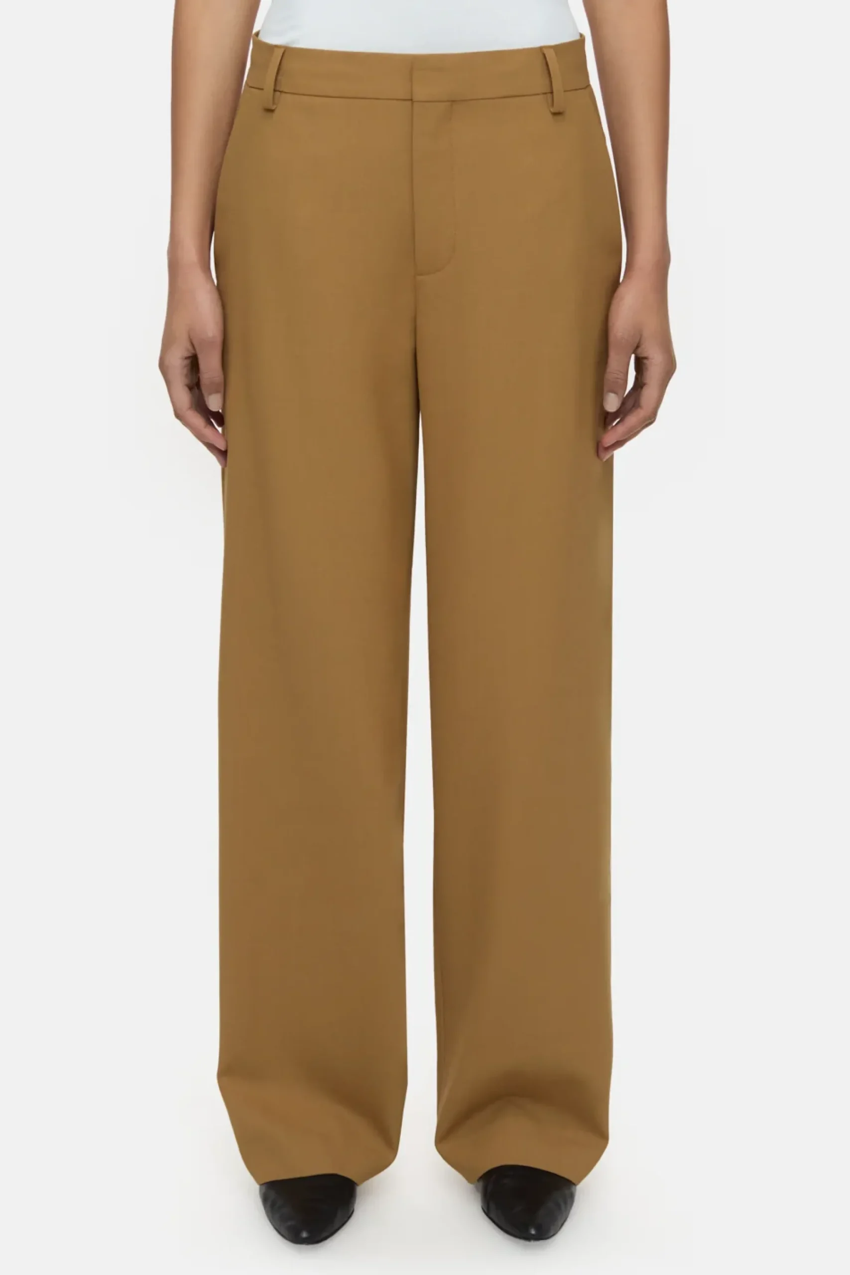 Closed Hosen*Straight Pants - Style Name Jurdy Tullamorebrown