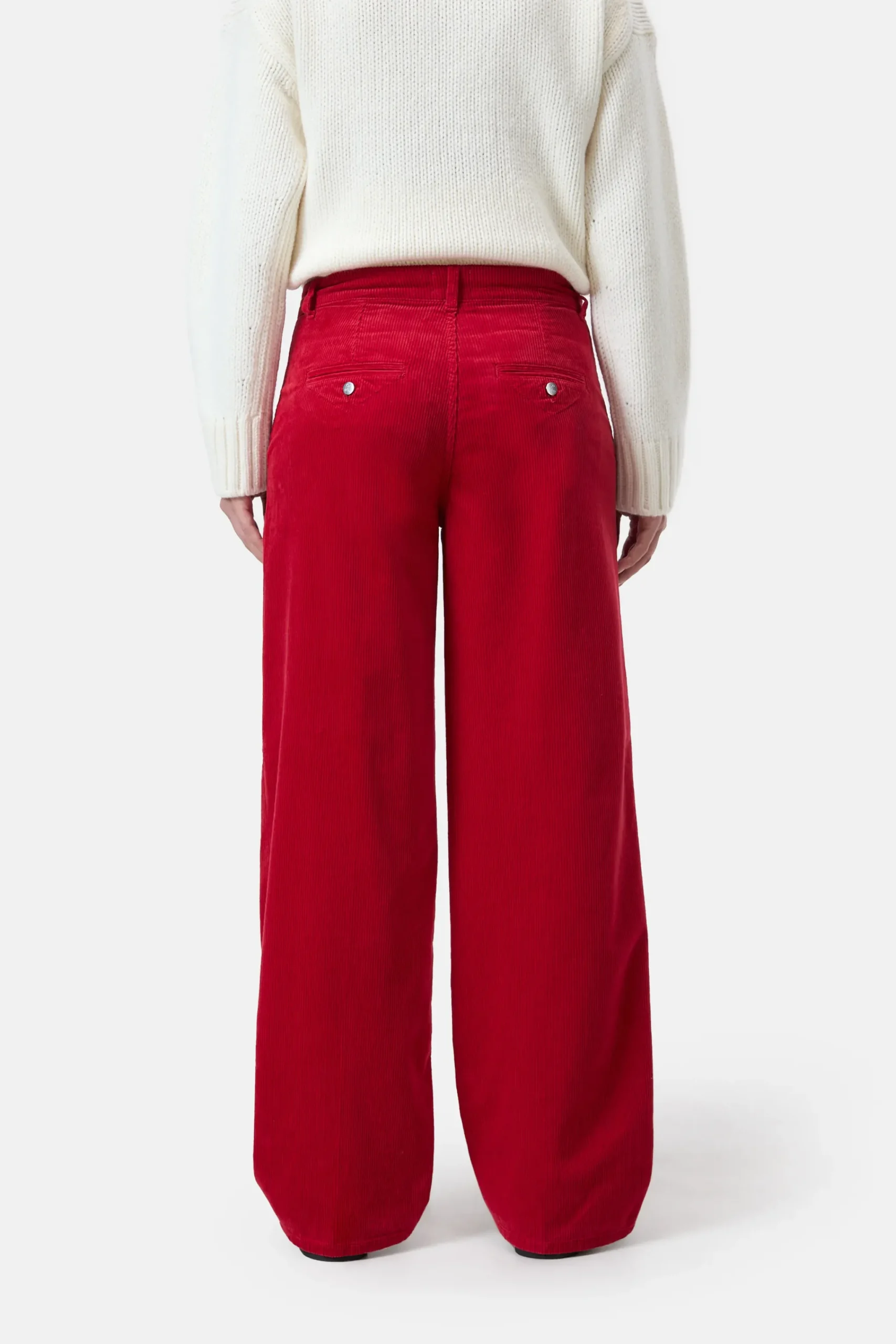 Closed Hosen*Straight Pants - Style Name Jurdy Chilipepperred