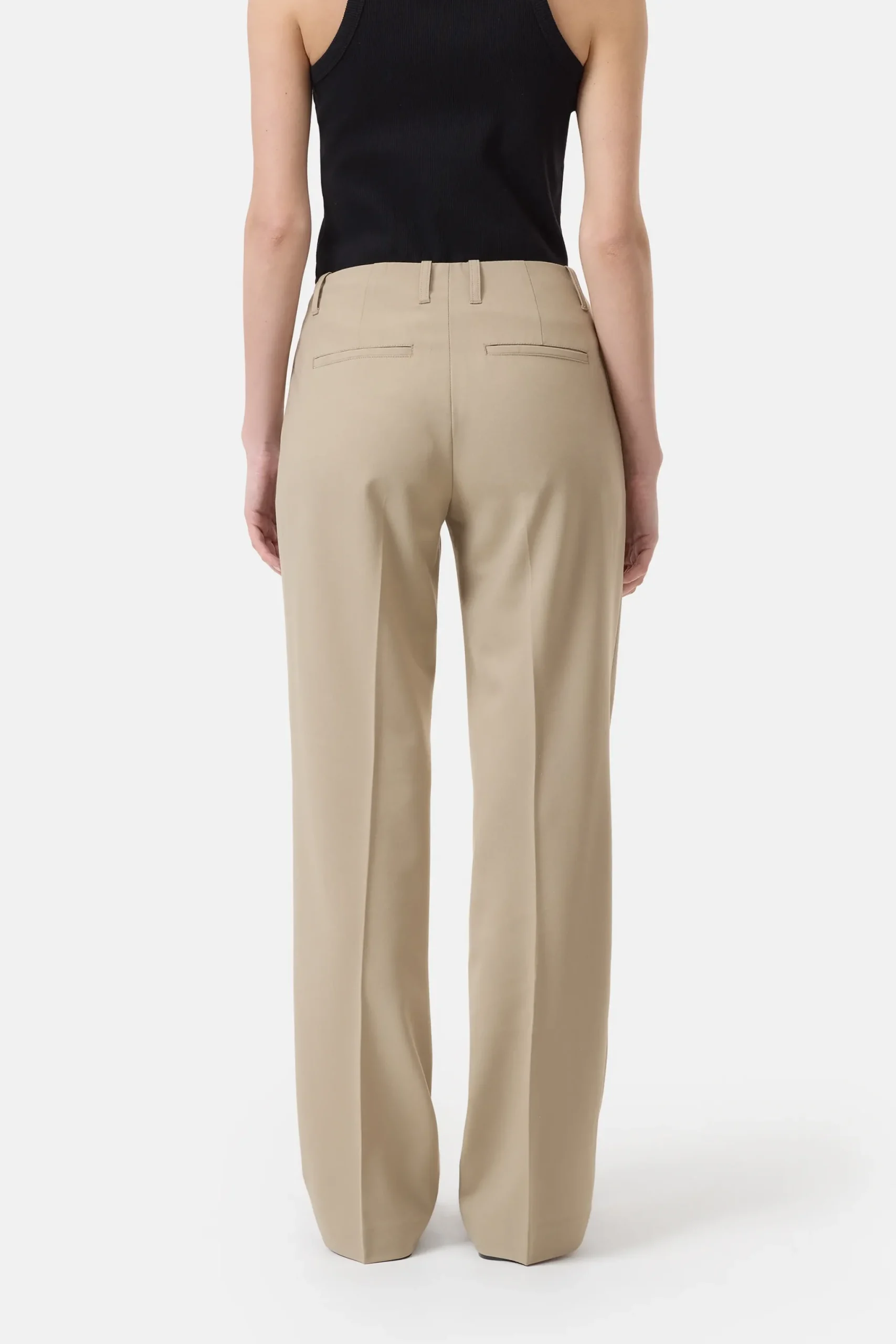 Closed Hosen*Straight Pants - Style Name Saisa Darkchinobeige