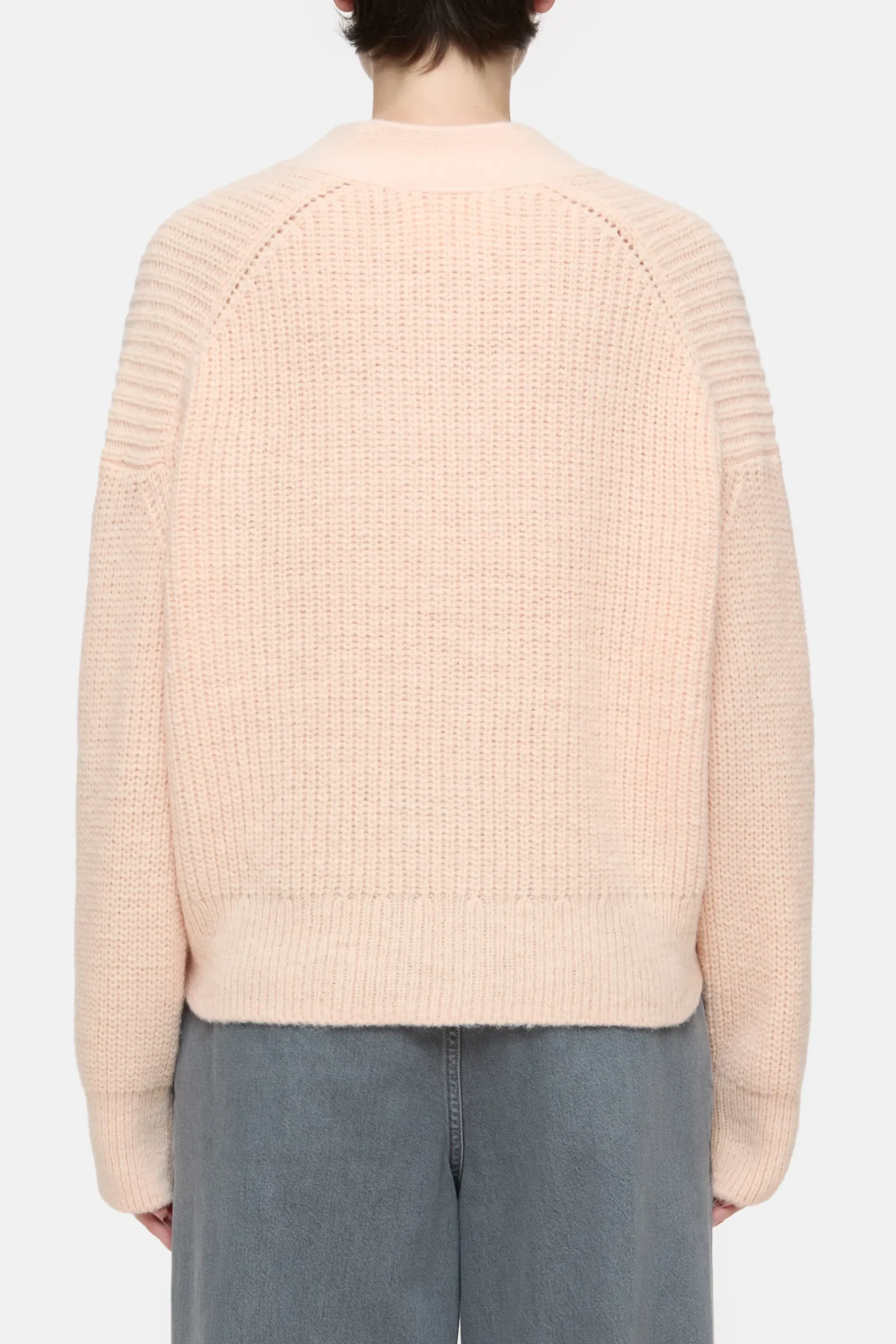 Closed Strick*Strickjacke aus Alpaka-Mix Albicocca