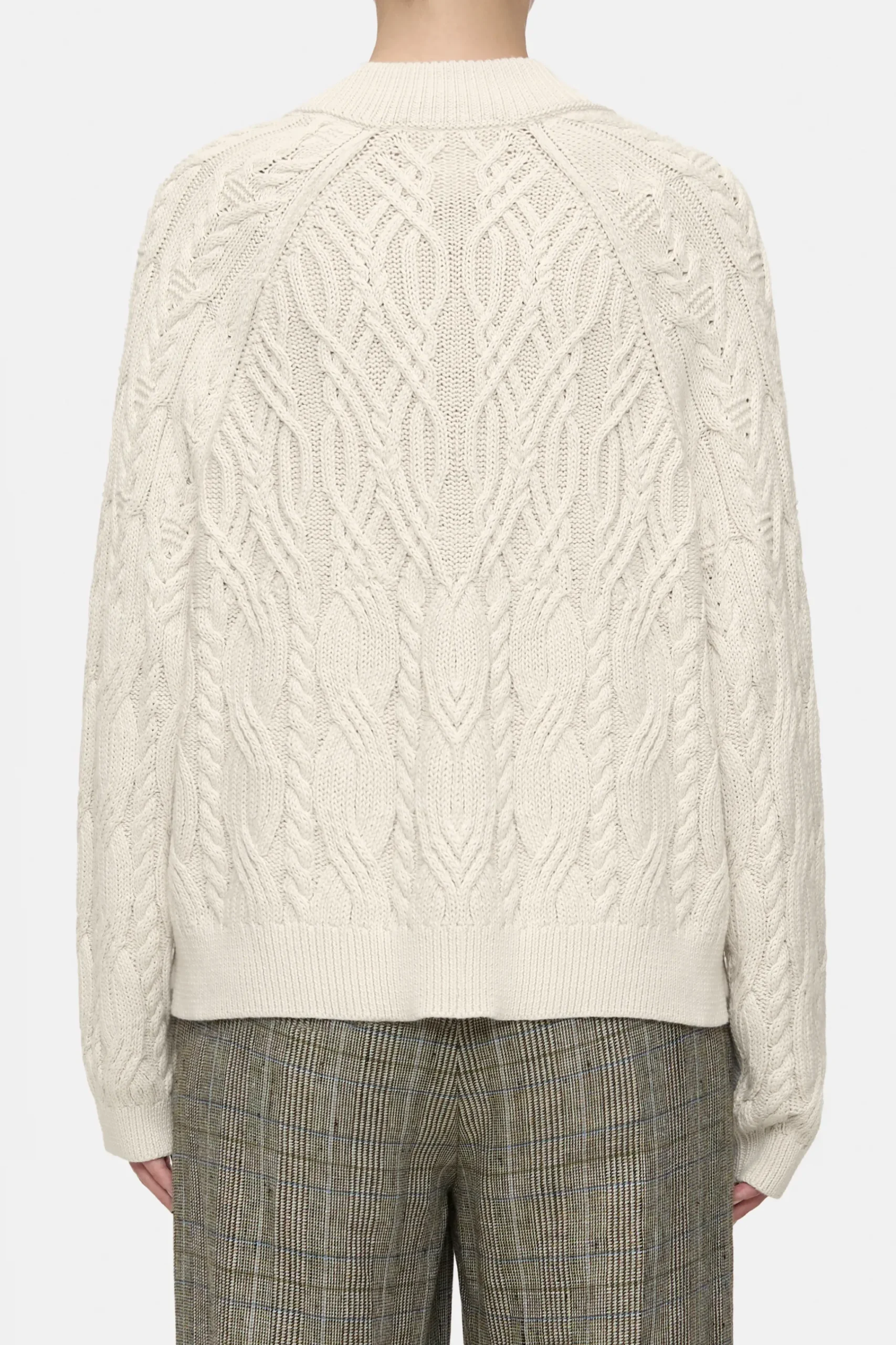 Closed Strick*Strickjacke aus Bio-Baumwolle Ivory