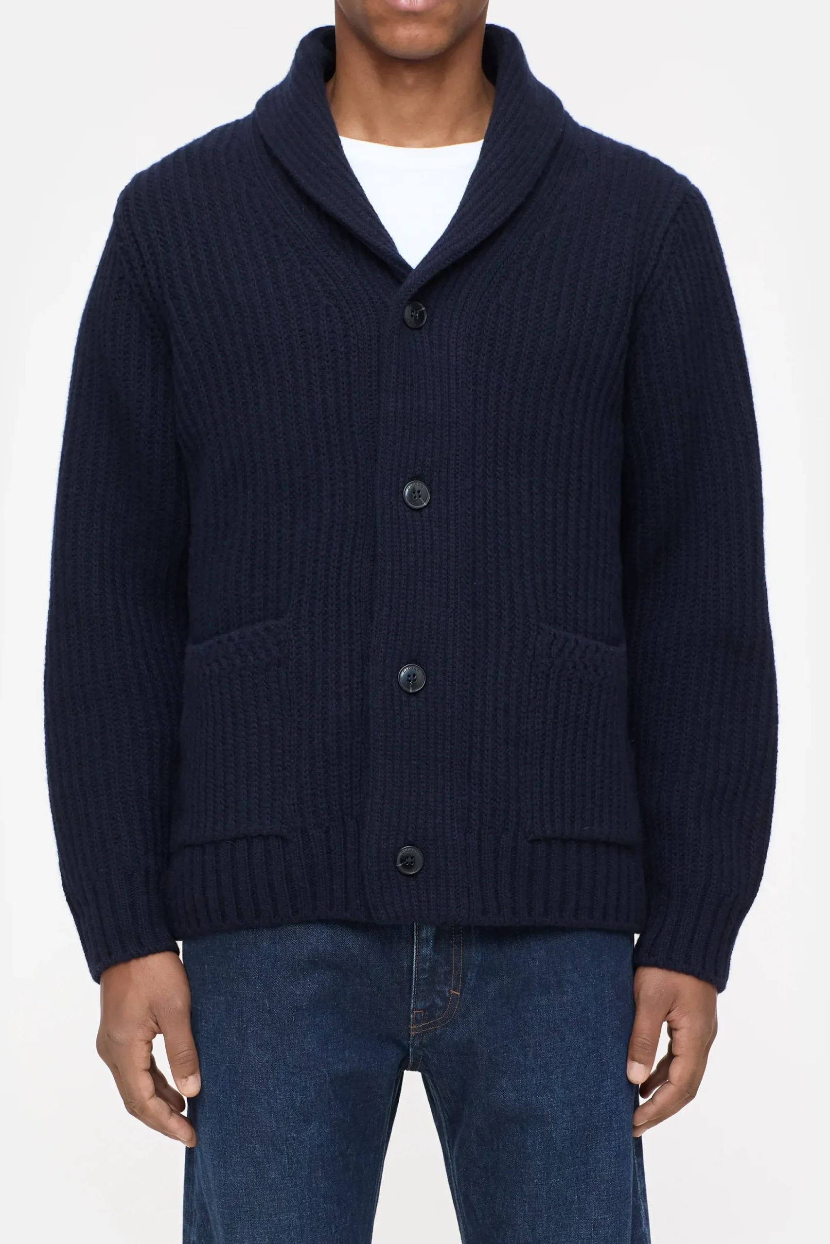 Closed Strick*Strickjacke aus Wolle Darknight