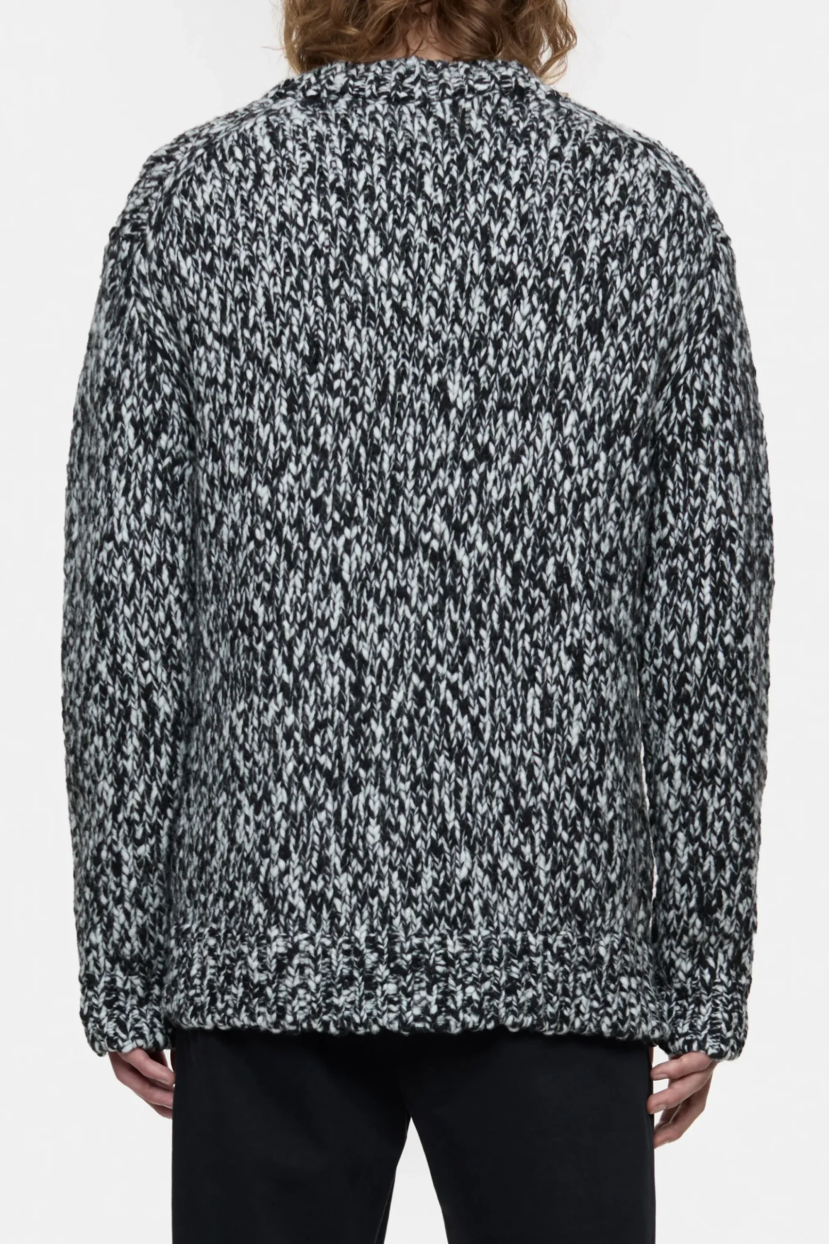 Closed Strick*Strickjacke aus Woll-Mix Black