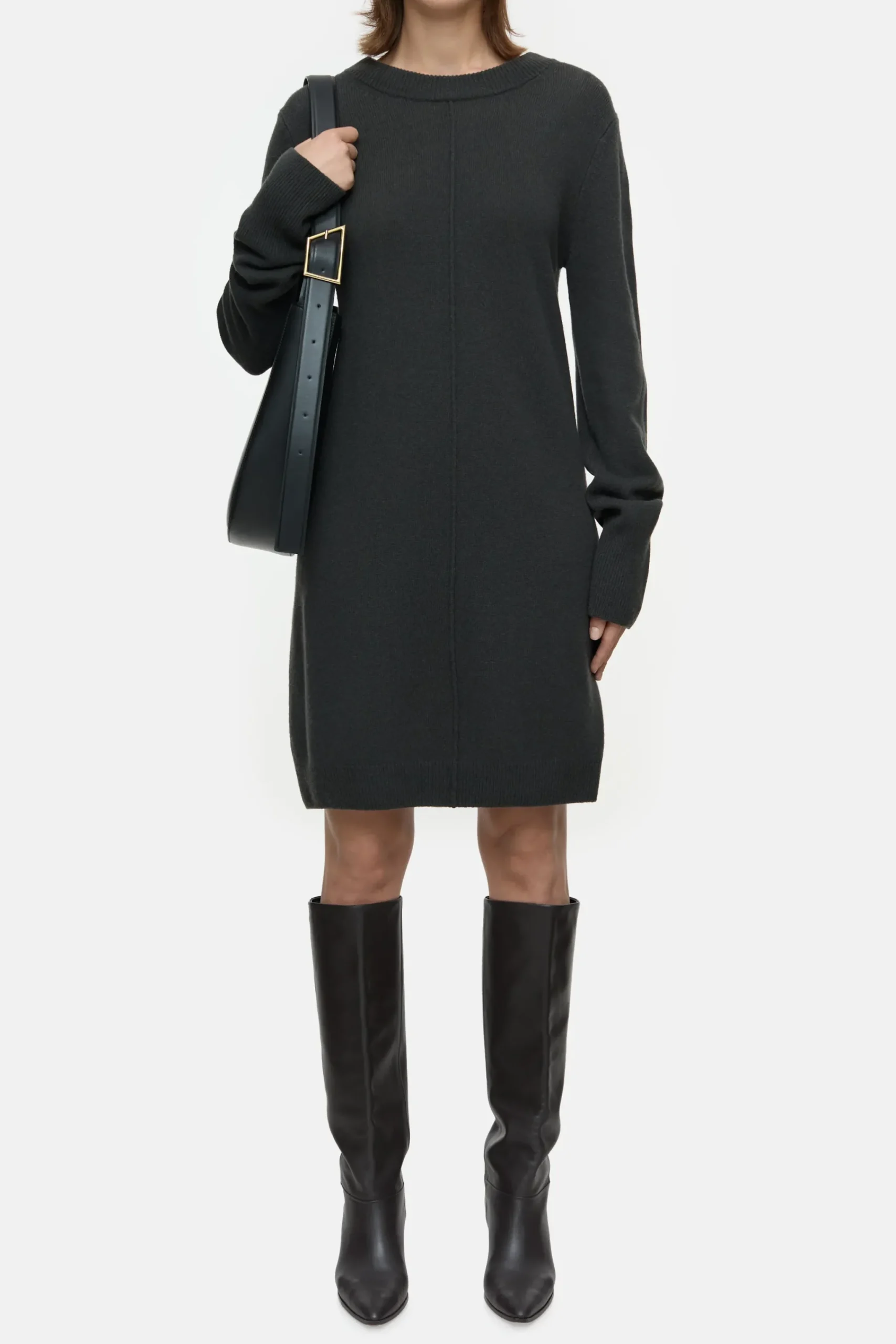 Closed Kleider*Strickkleid aus Wolle Irishcoffee