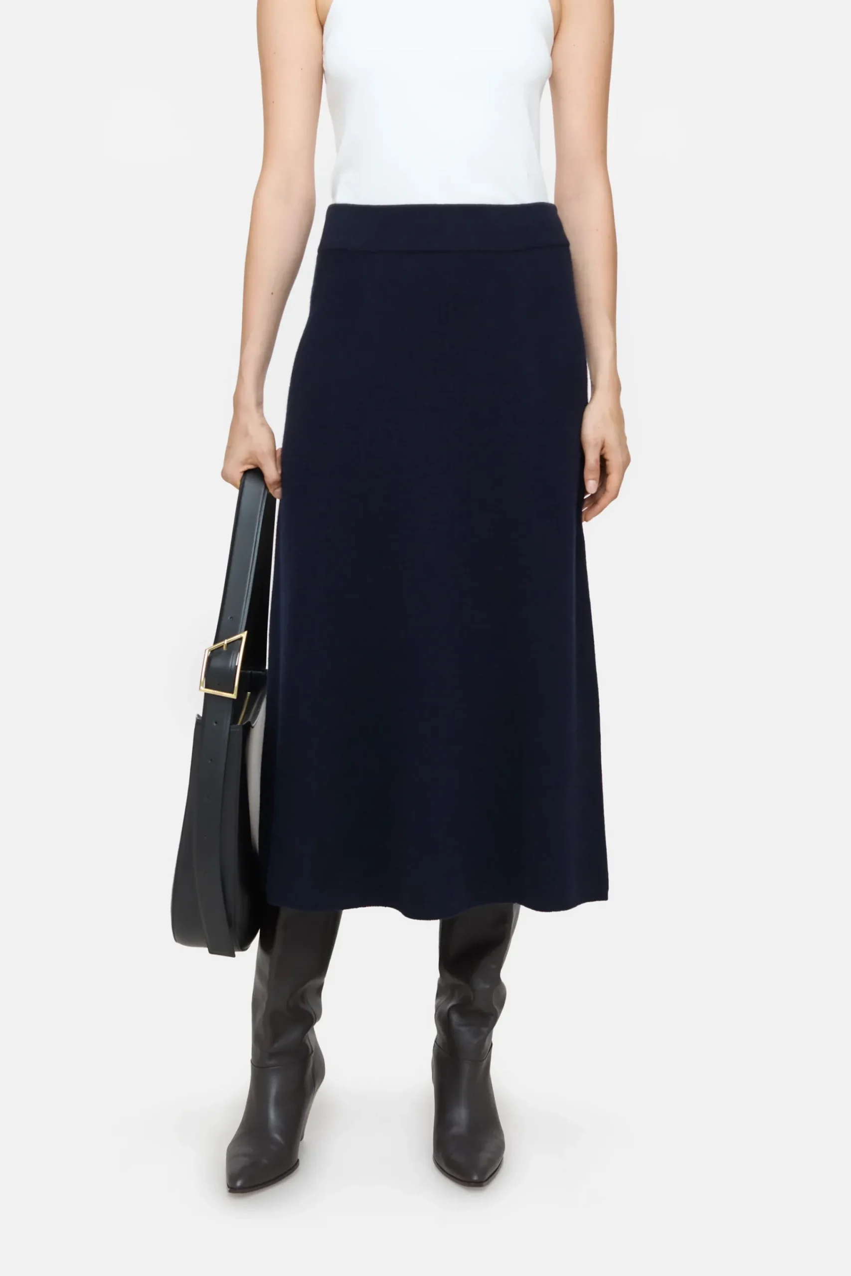 Closed Röcke*Strickrock aus Wolle Darknight