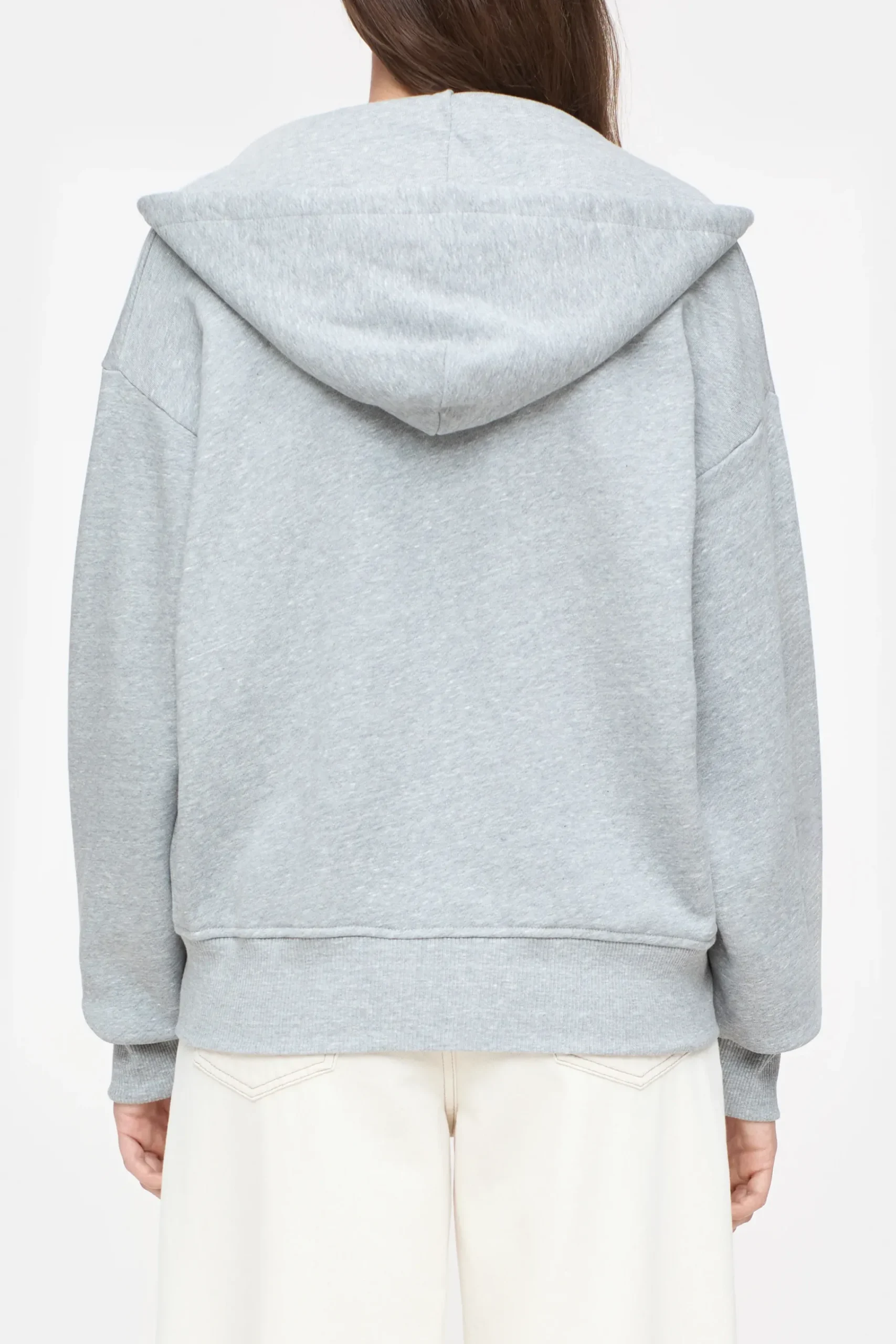 Closed Sweatshirts*Sweat-Jacke aus Baumwoll-Mix Lightgreymelange