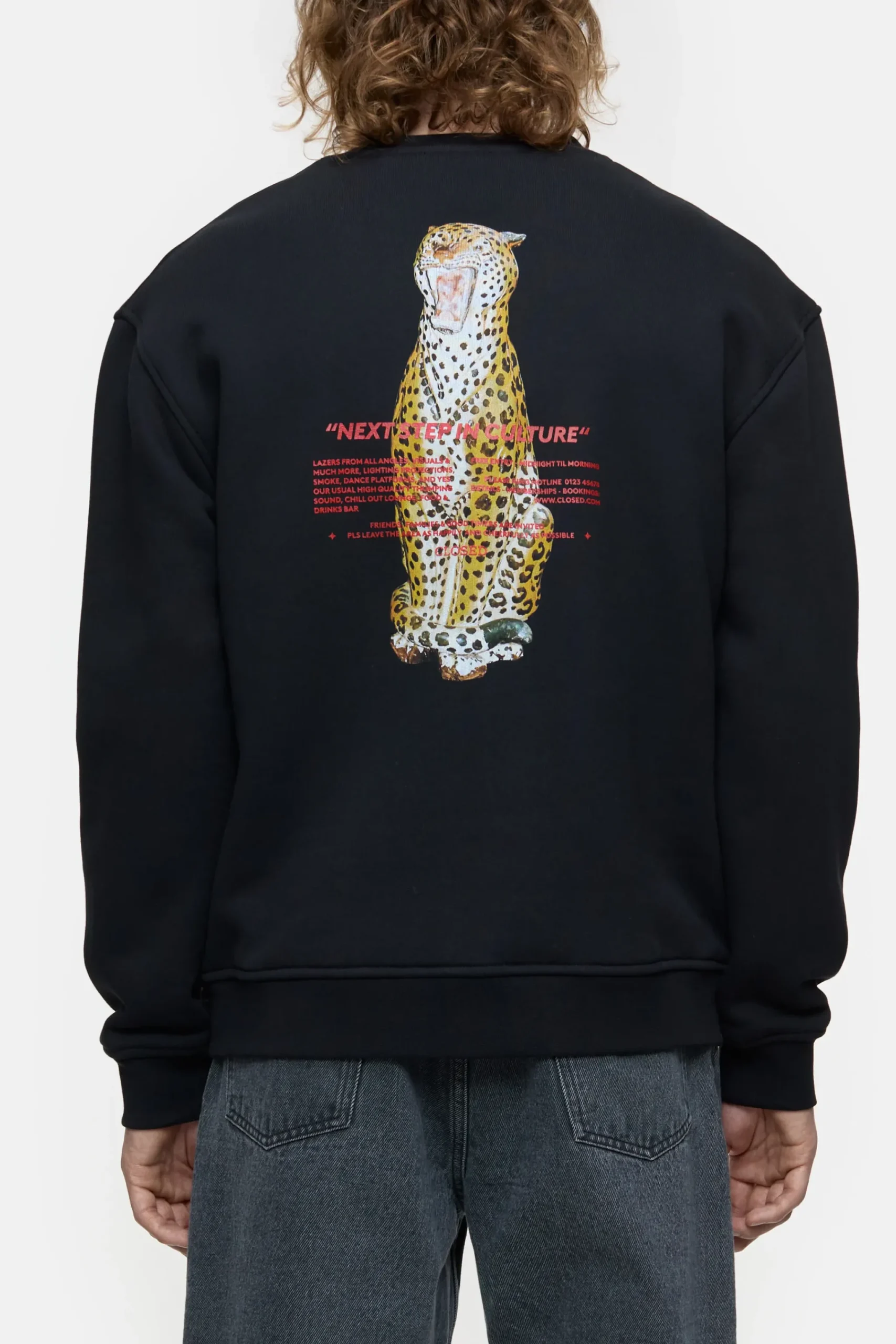 Closed Sweatshirts*Sweatshirt aus Bio-Baumwolle Black