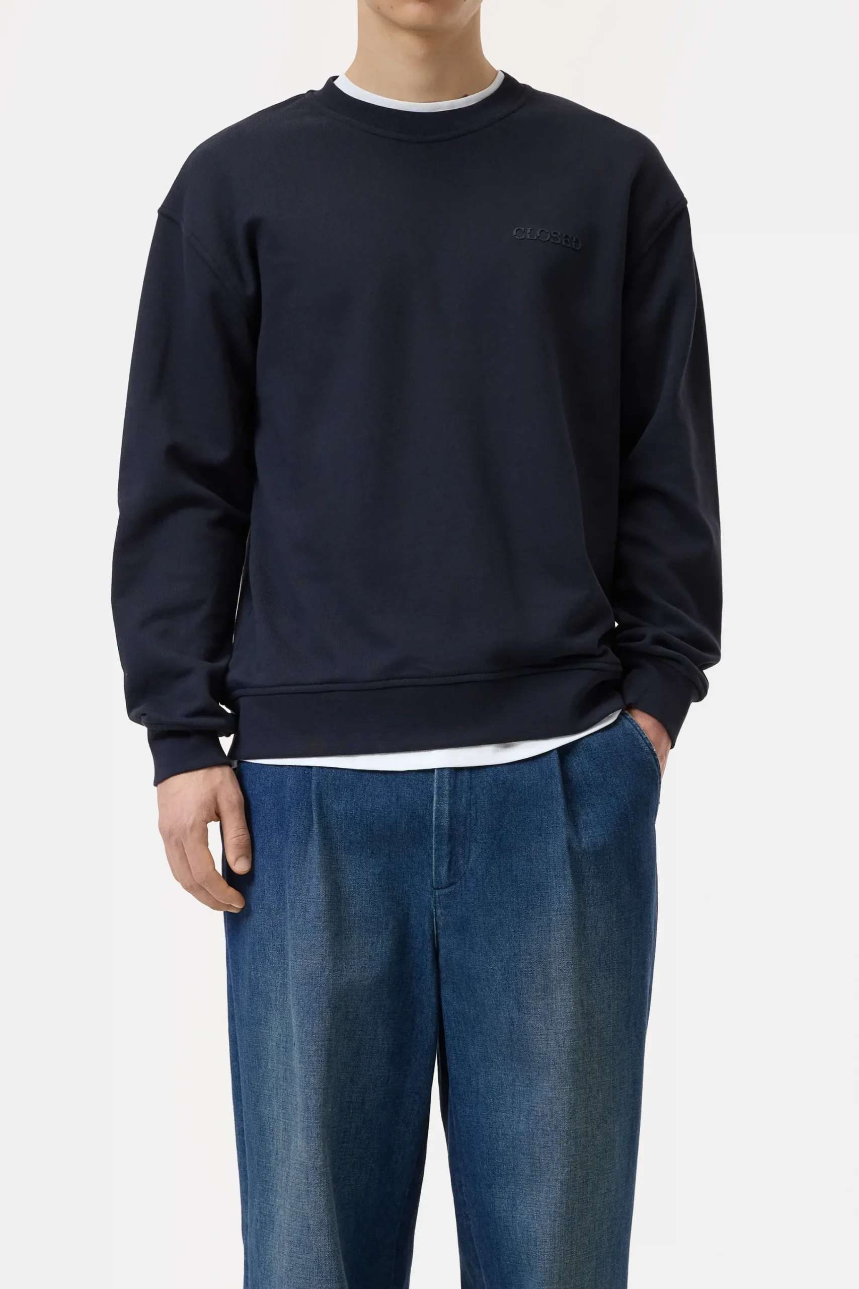 Closed Sweatshirts*Sweatshirt aus reiner Bio-Baumwolle Darknight