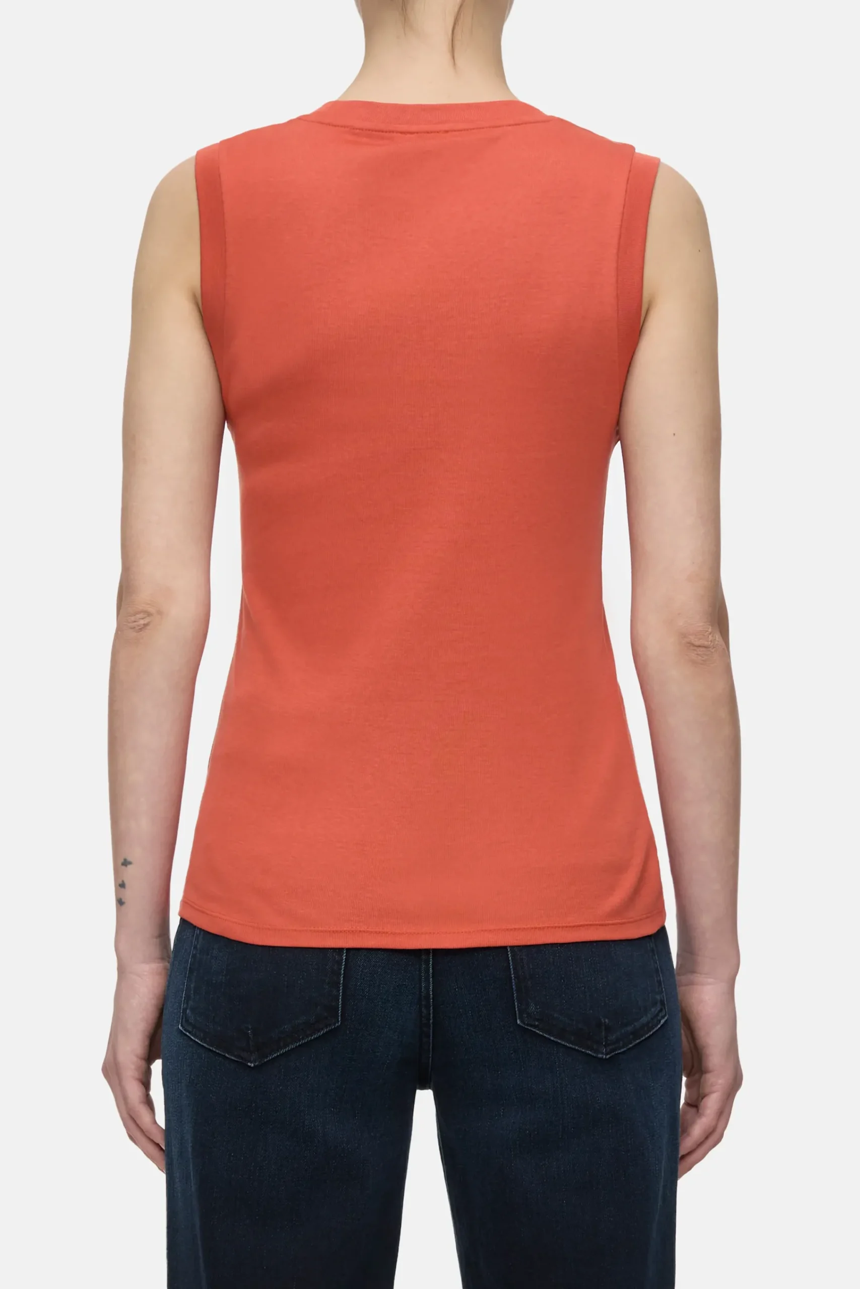 Closed T-shirts*Top aus Baumwoll-Mix Aperolred