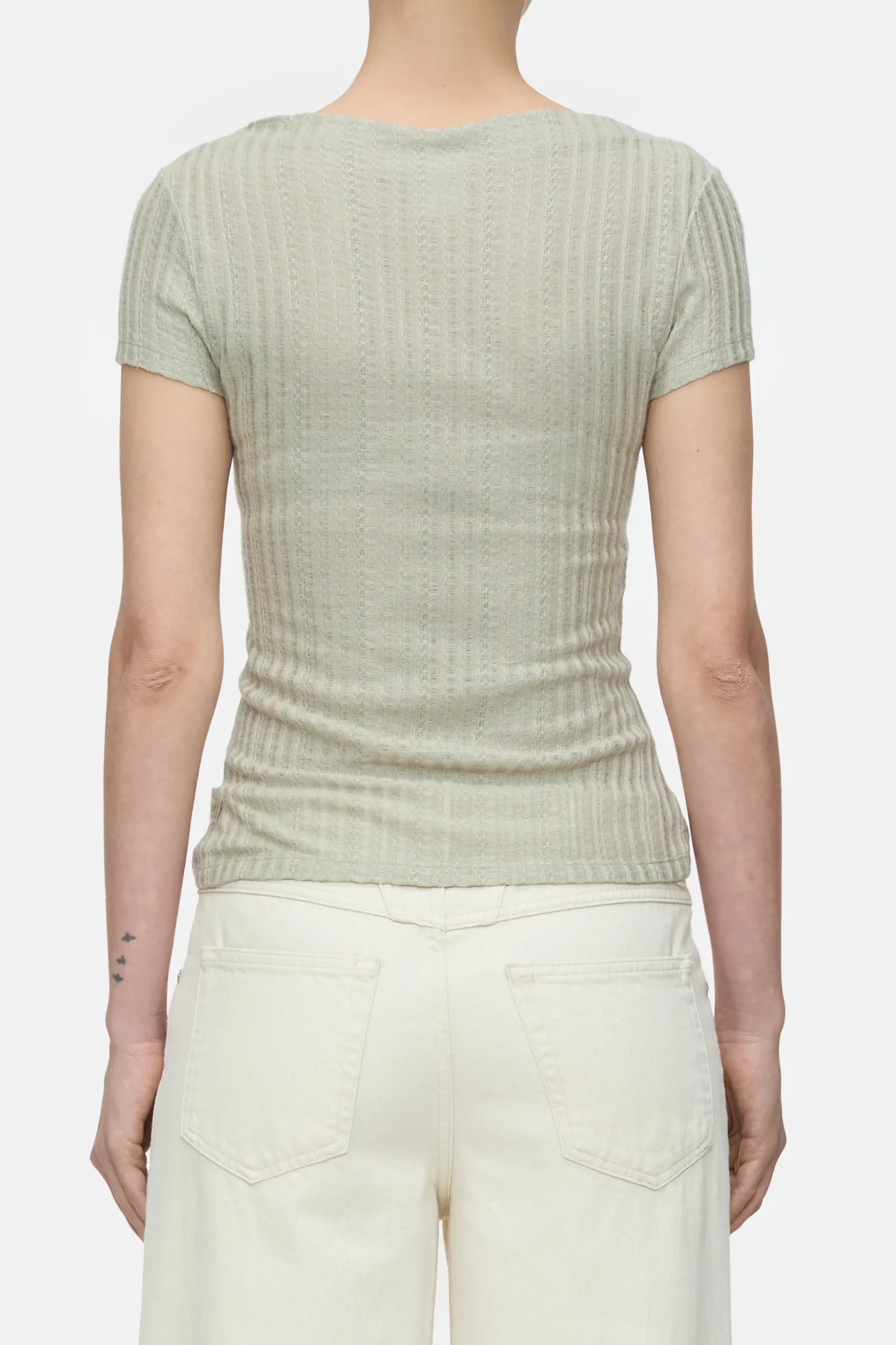 Closed T-shirts*Top aus Spitze Pastelolive