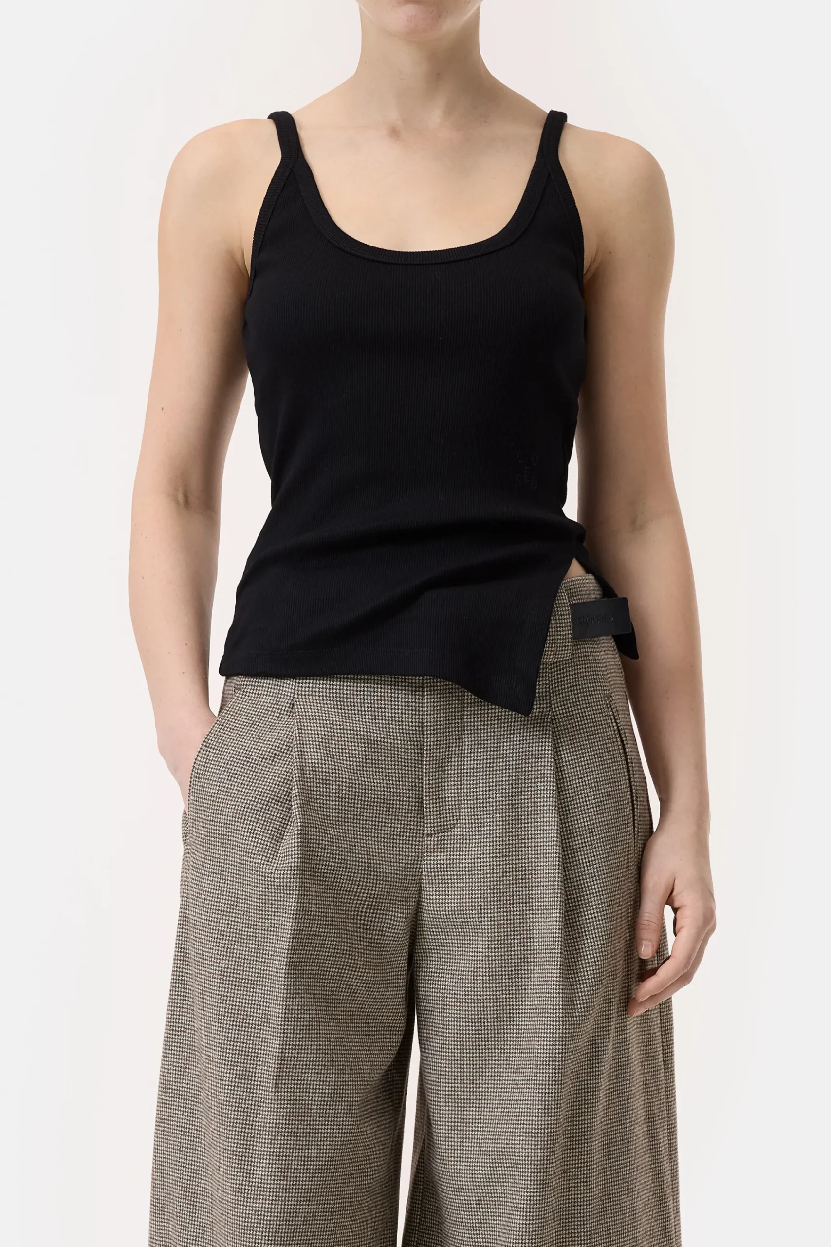 Closed T-shirts*Top mit Schlitz Black