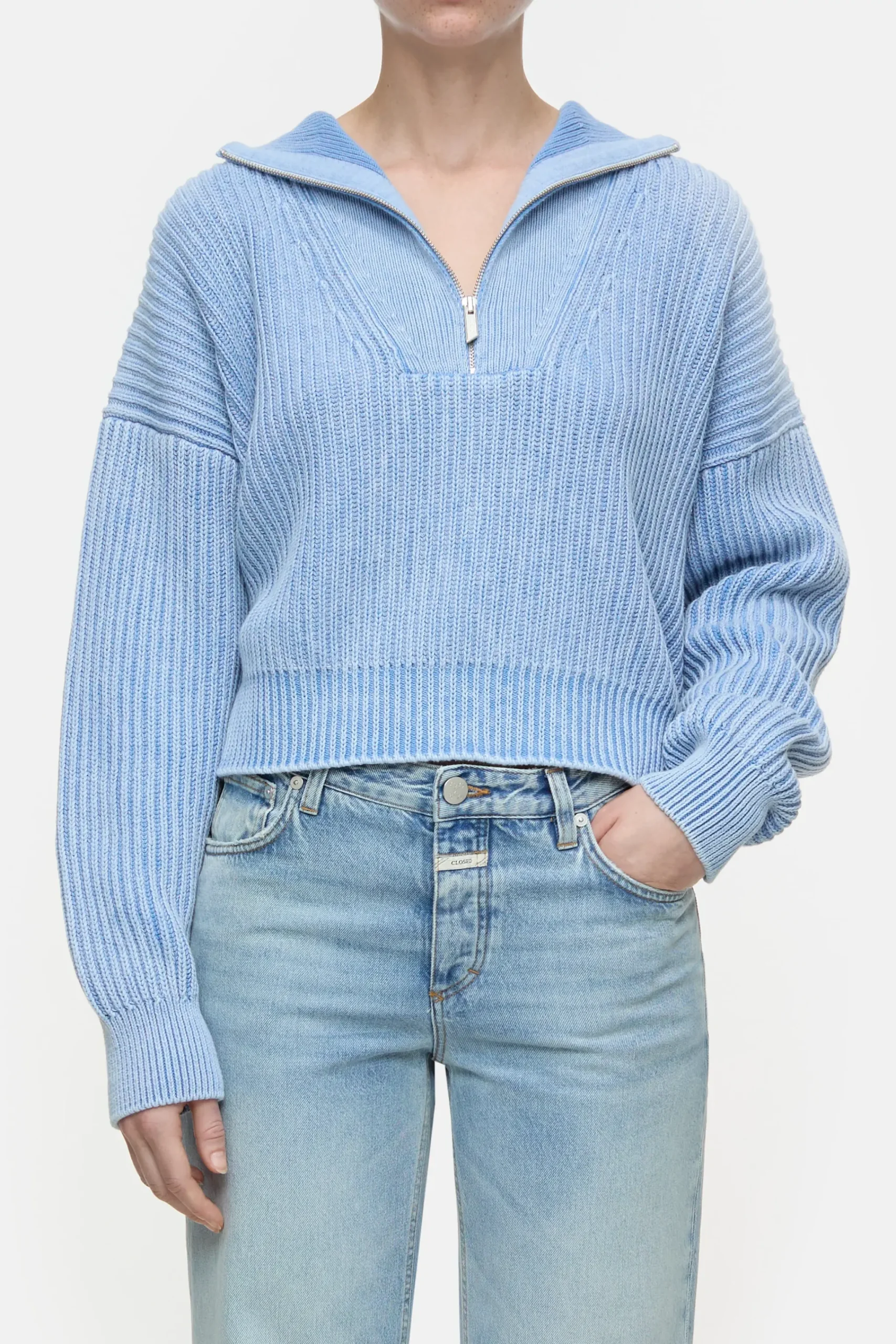 Closed Strick*Troyer aus Bio-Baumwolle Lazioblue