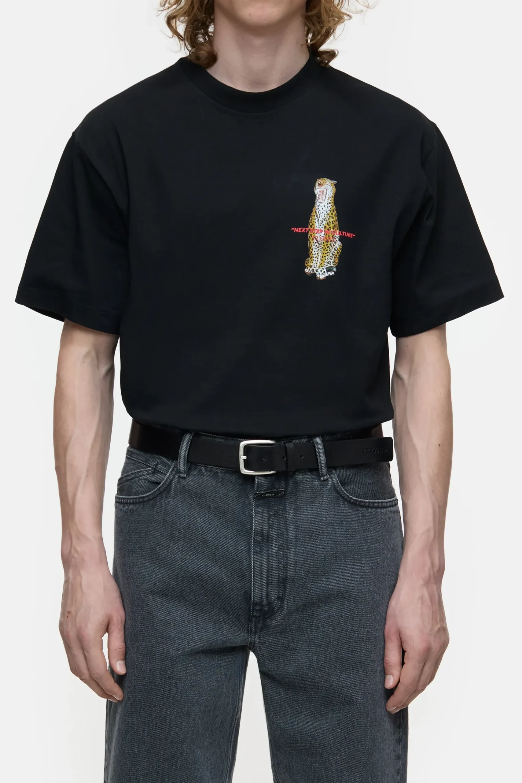 Closed T-shirts*T-Shirt aus Baumwolle Black