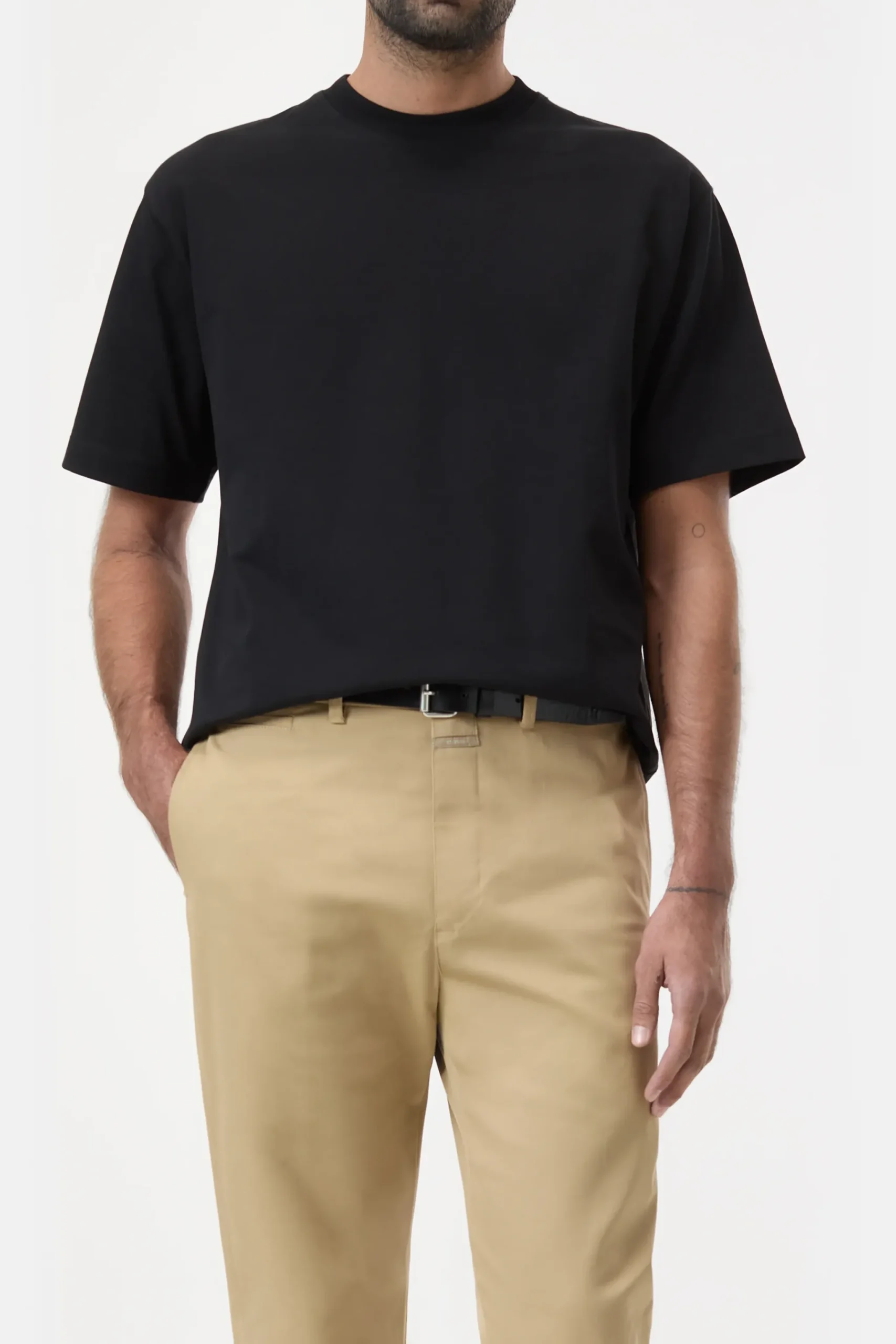 Closed T-shirts*T-Shirt aus Baumwolle Black