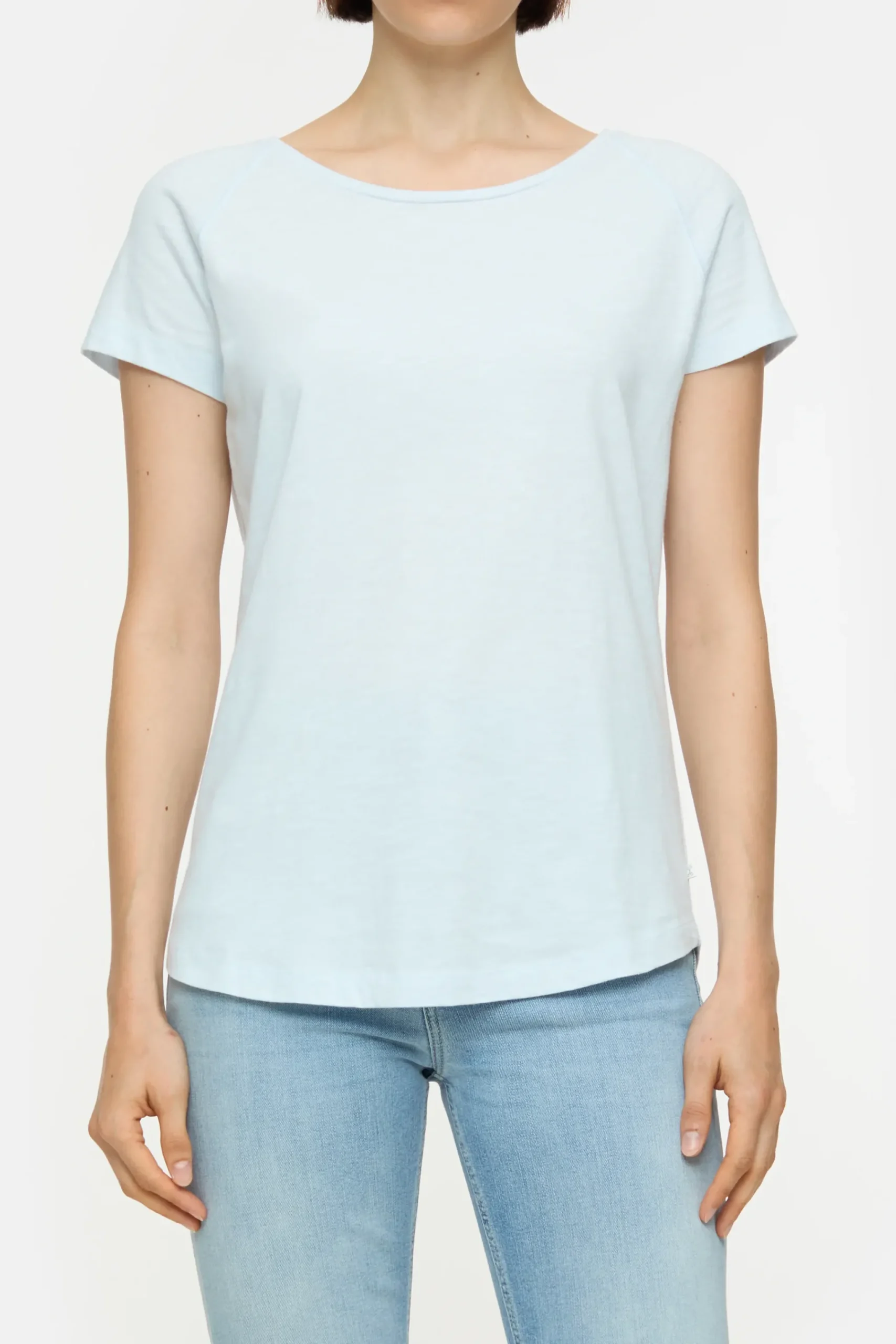 Closed T-shirts*T-Shirt aus Baumwolle Lightskyblue