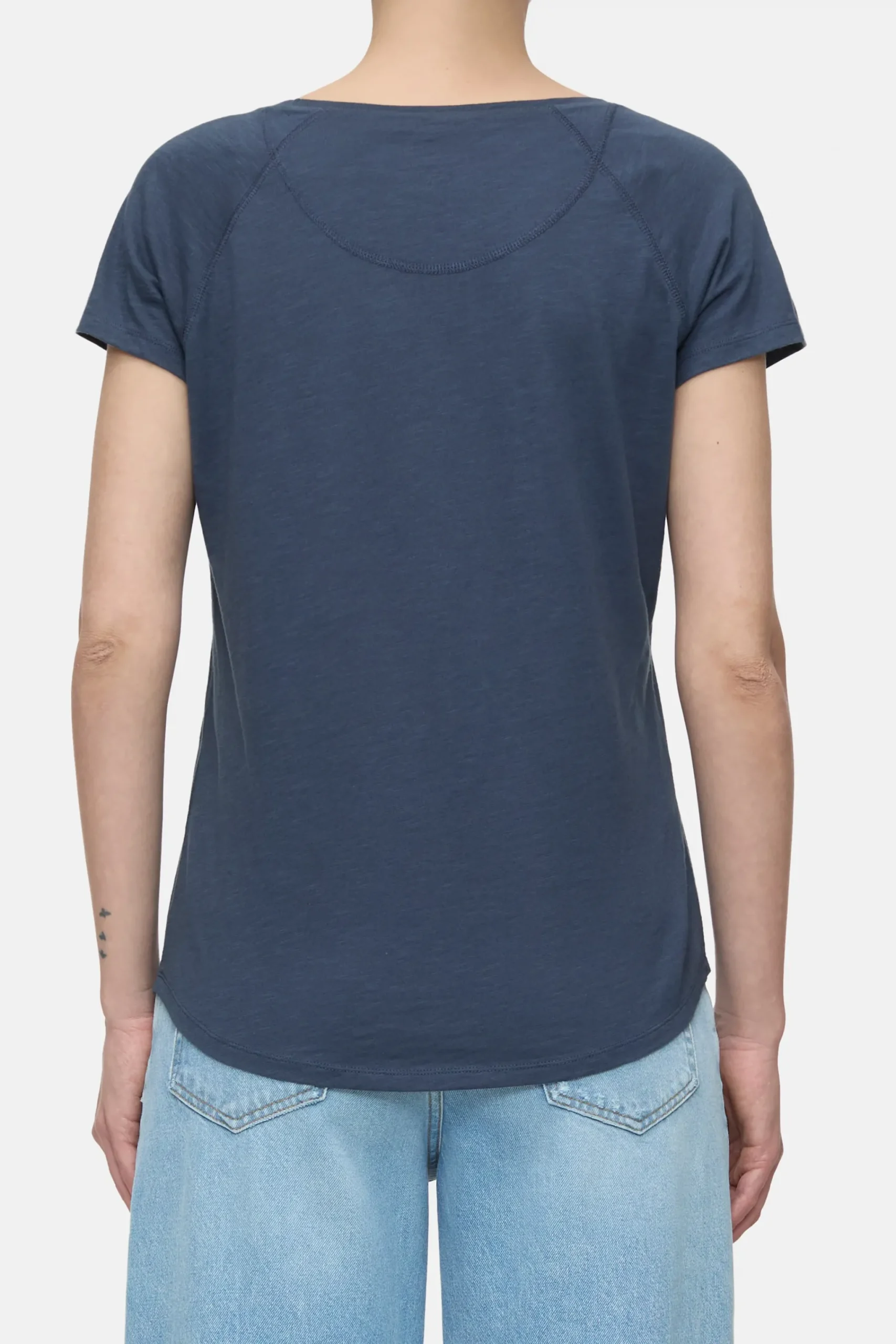 Closed T-shirts*T-Shirt aus Baumwolle Smokeyblue