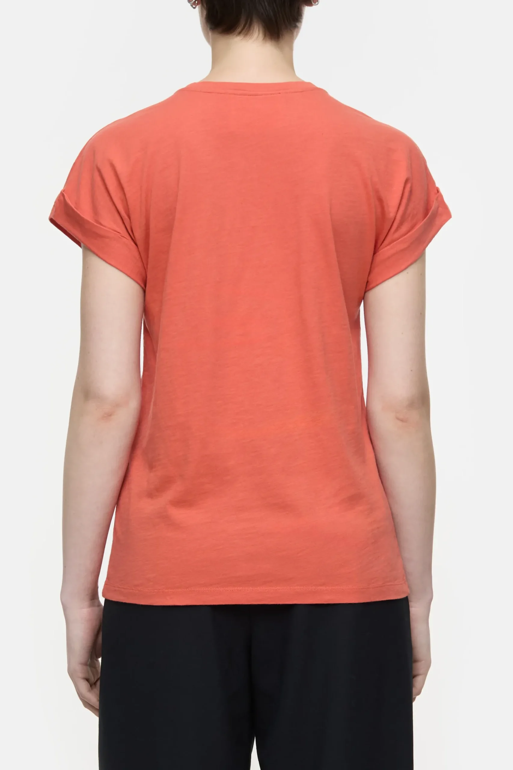 Closed T-shirts*T-Shirt aus Baumwolle Aperolred