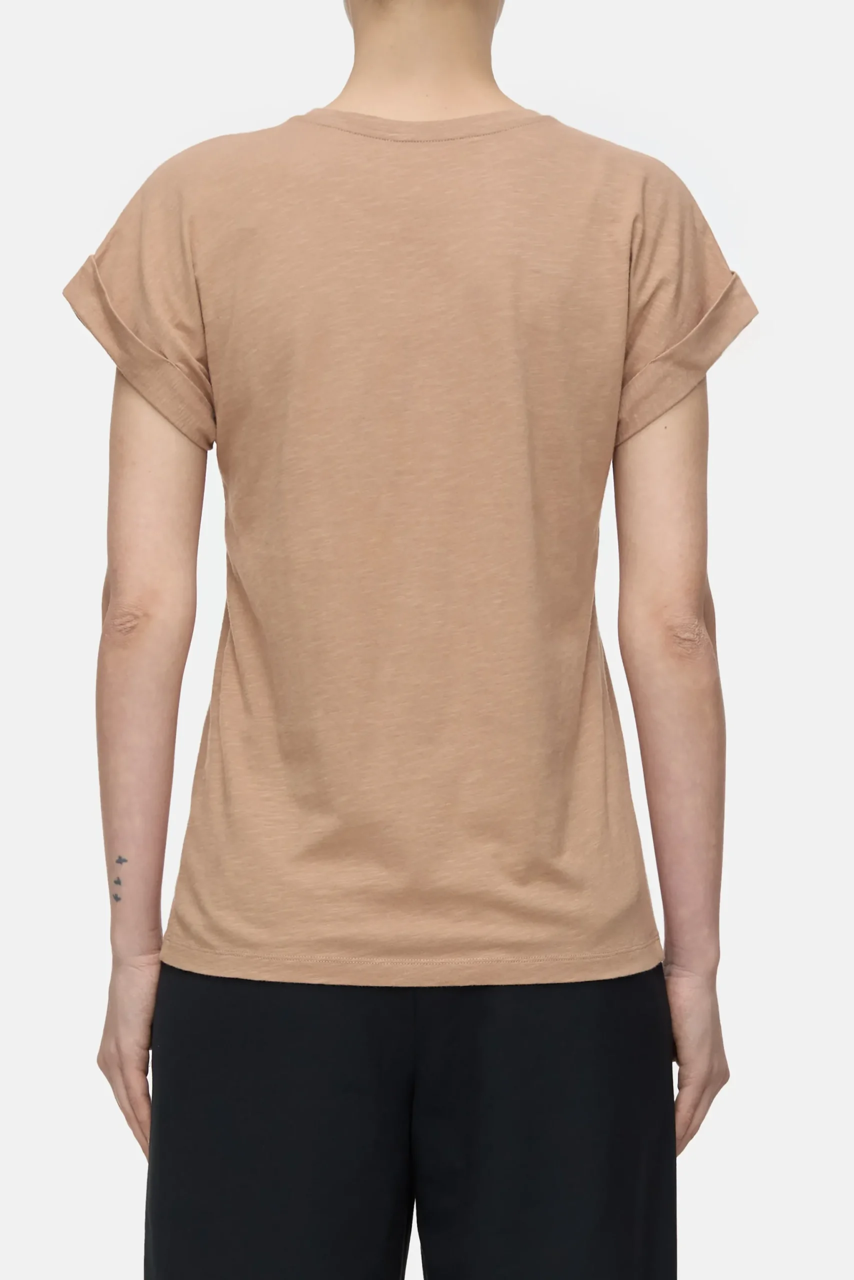 Closed T-shirts*T-Shirt aus Baumwolle Biscottibrown