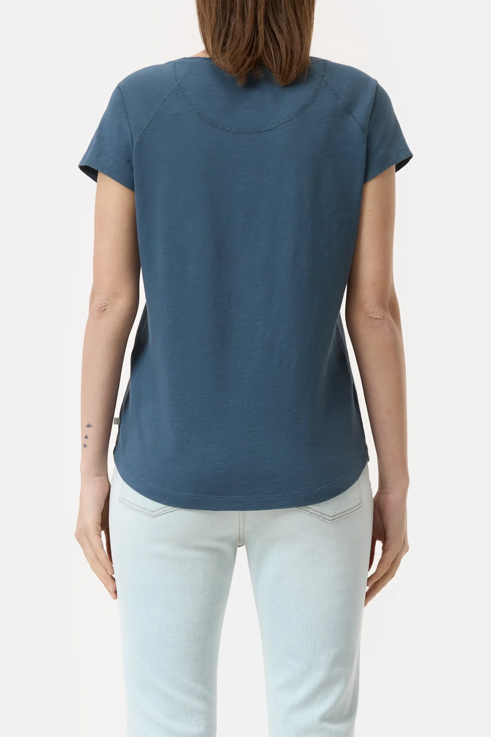 Closed T-shirts*T-Shirt aus Baumwolle Graphiteblue