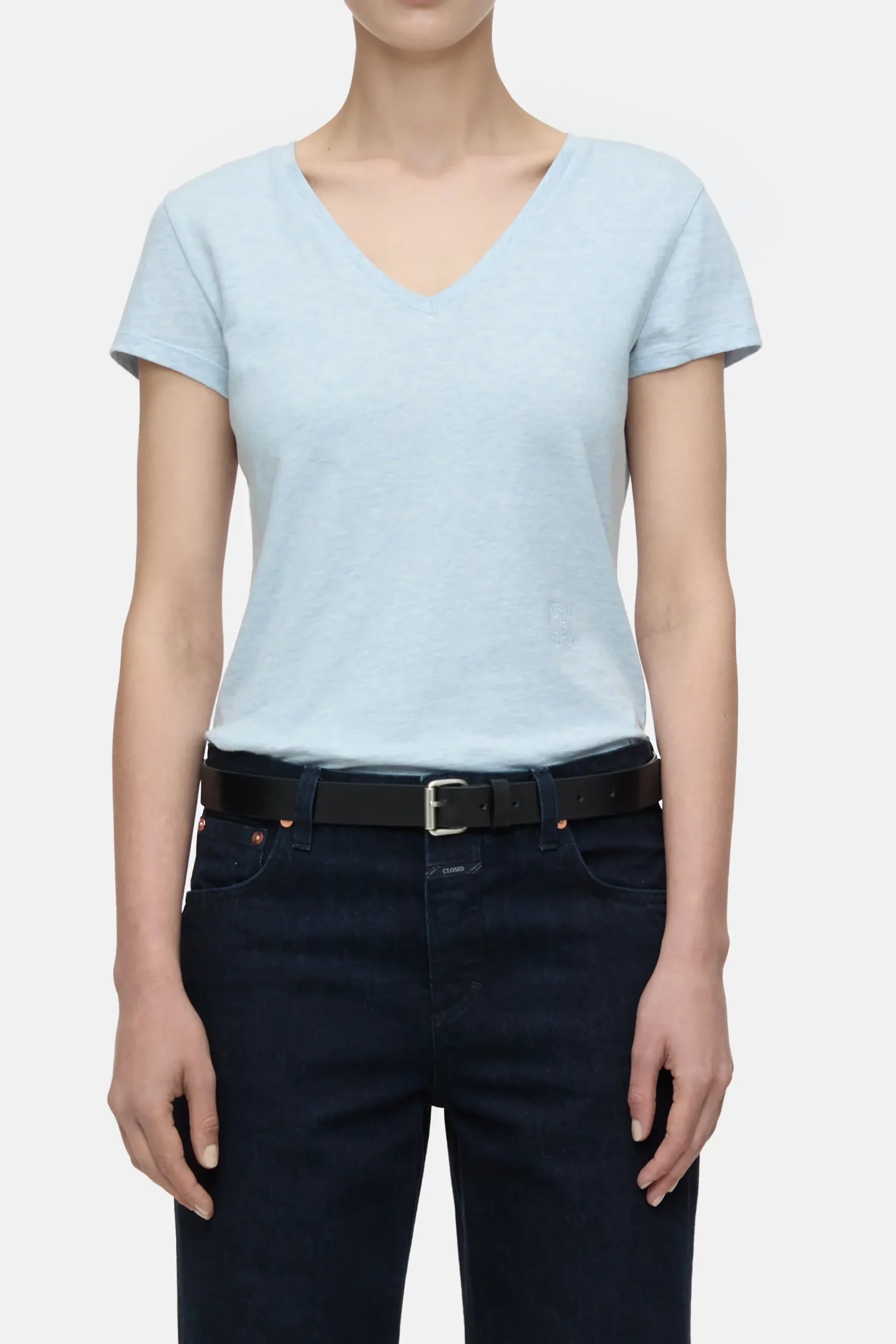 Closed T-shirts*T-Shirt aus Baumwoll-Mix Lazioblue