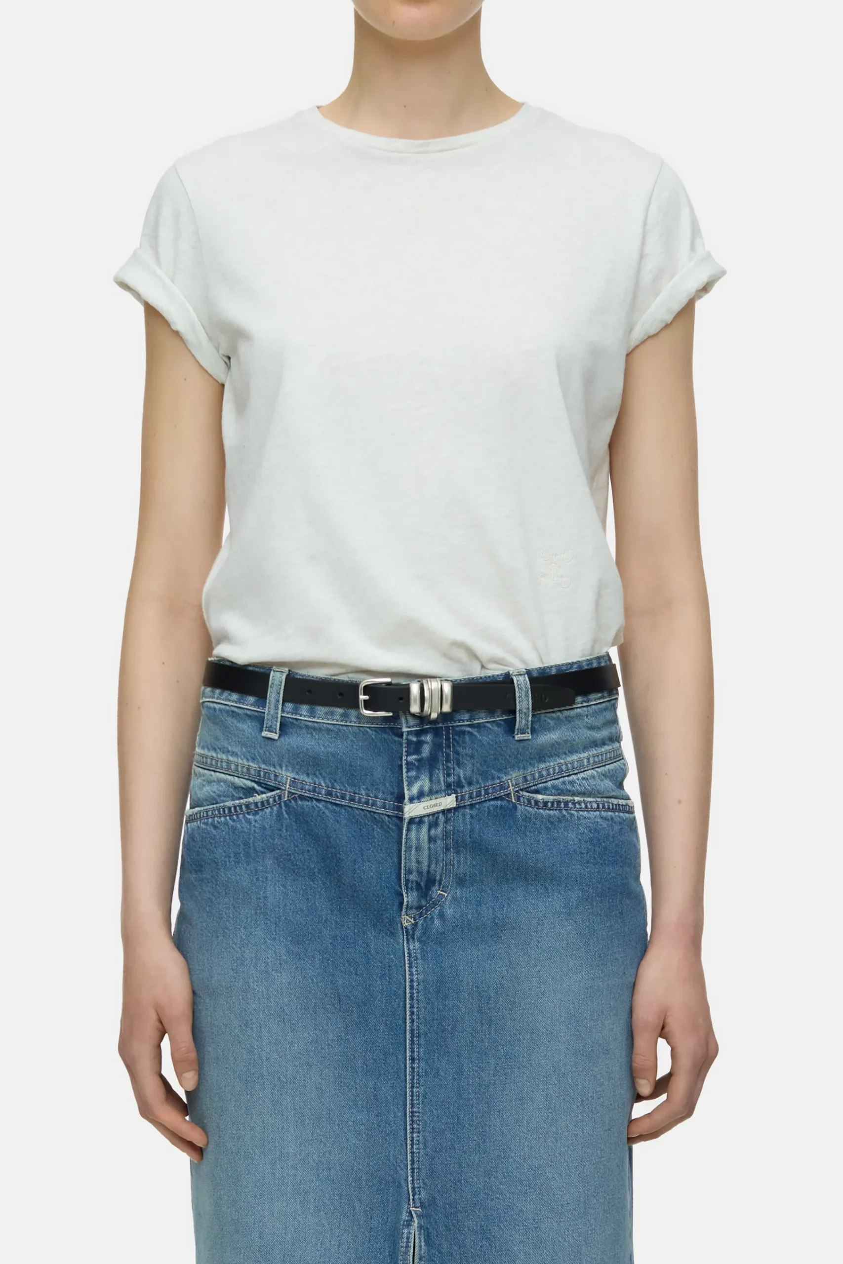 Closed T-shirts*T-Shirt aus Baumwoll-Mix Sabbiabeige