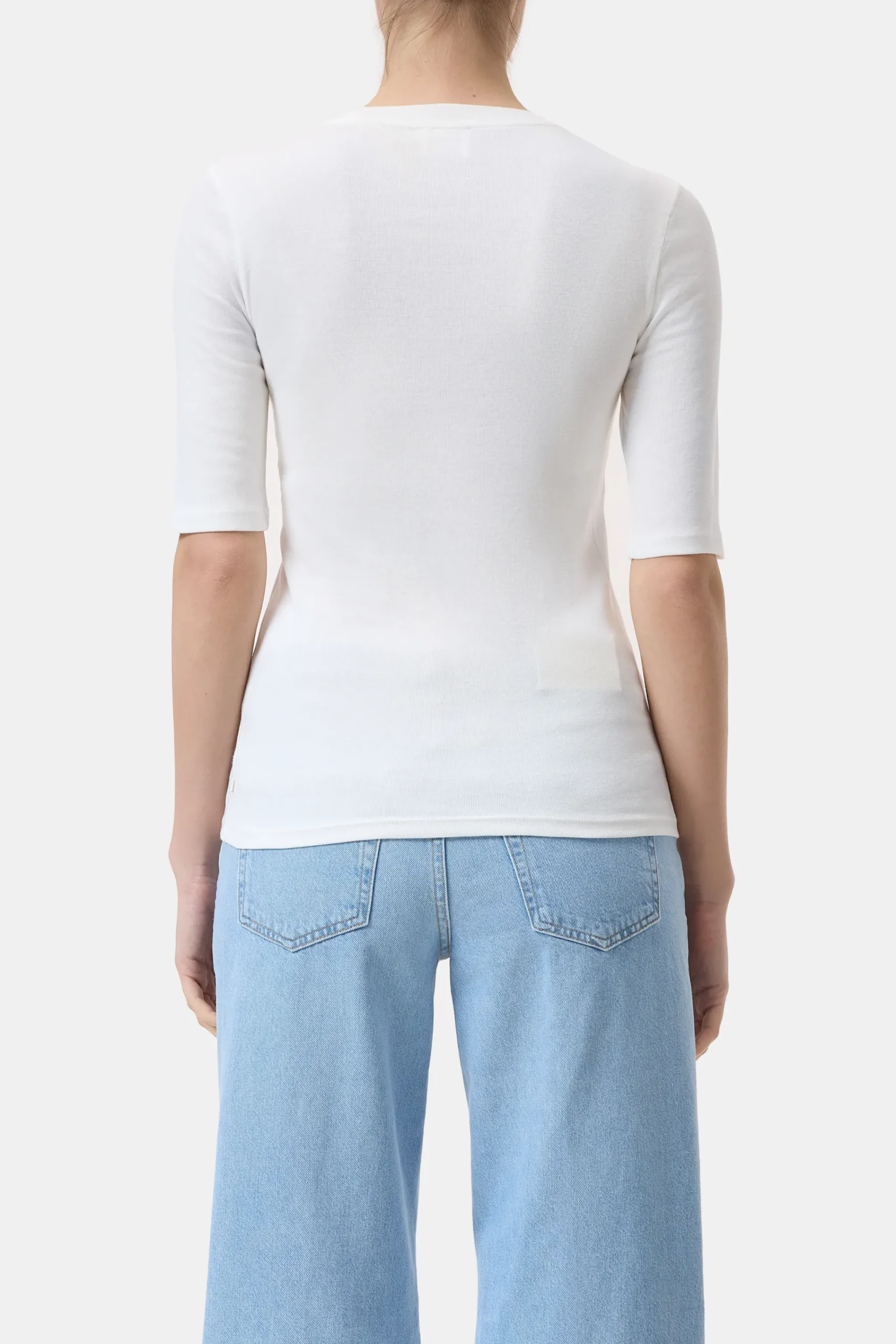 Closed T-shirts*T-Shirt aus Baumwoll-Mix Ivory