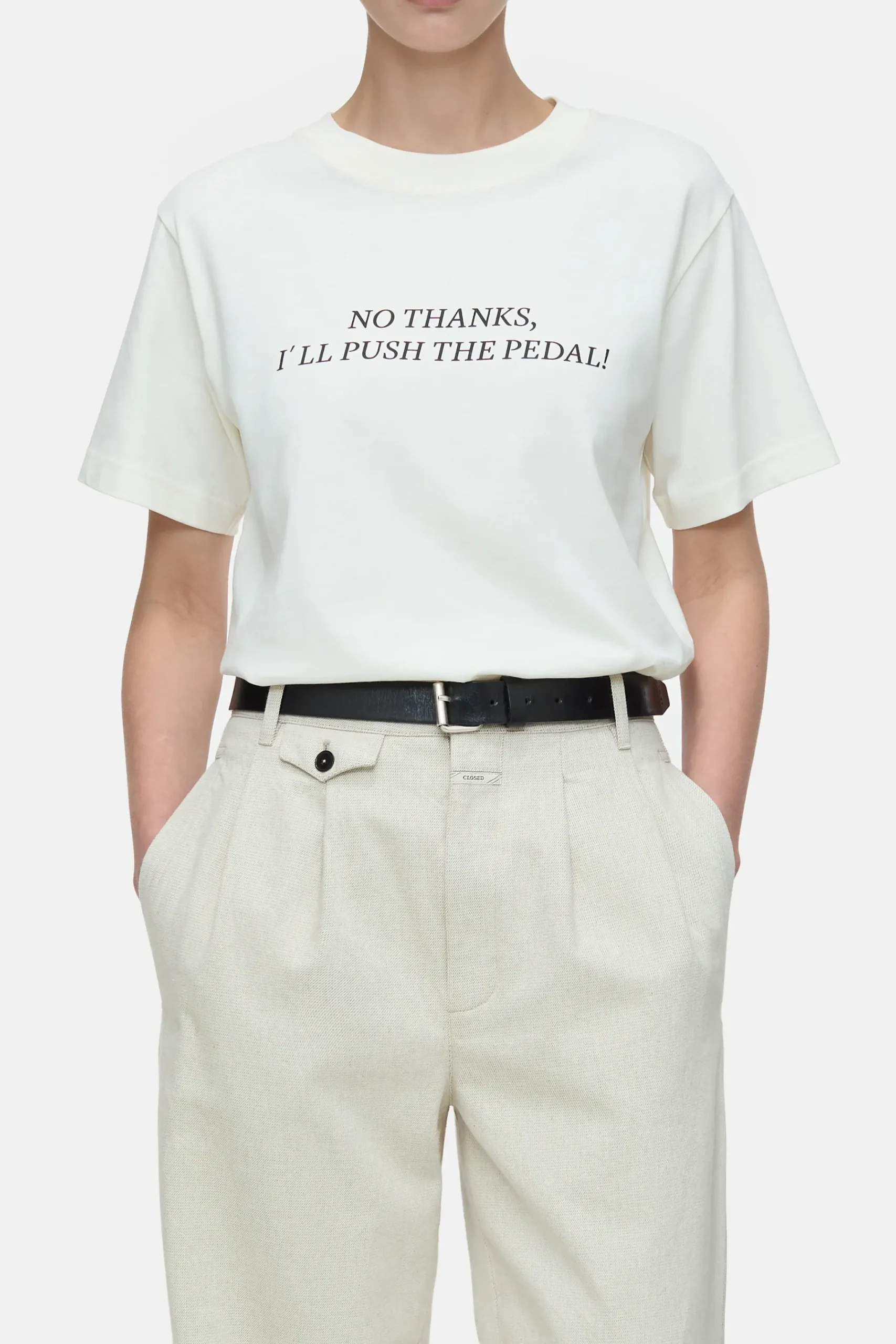 Closed T-shirts*T-Shirt aus Bio-Baumwolle Ivory