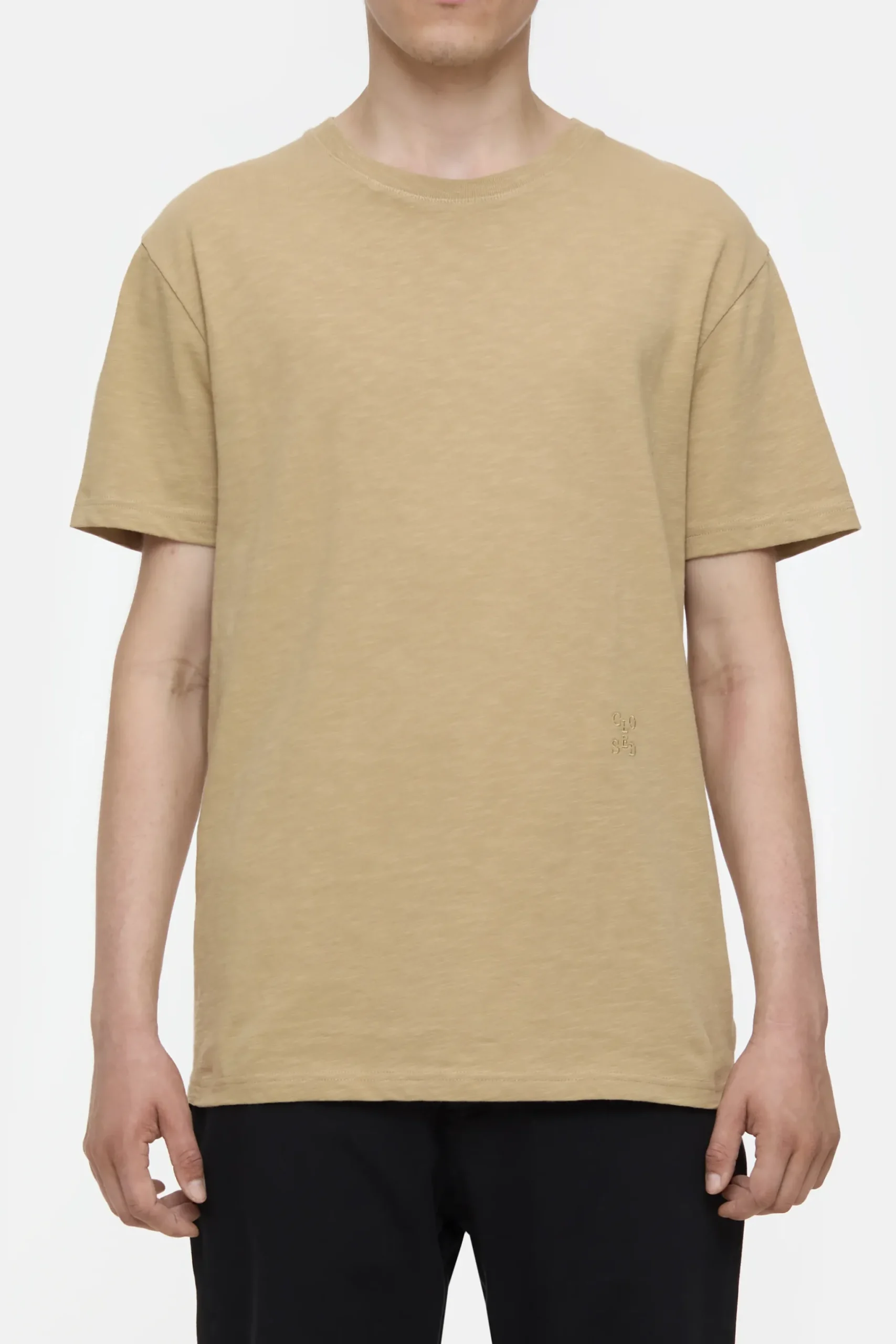 Closed T-shirts*T-Shirt aus reiner Bio-Baumwolle Chinobeige