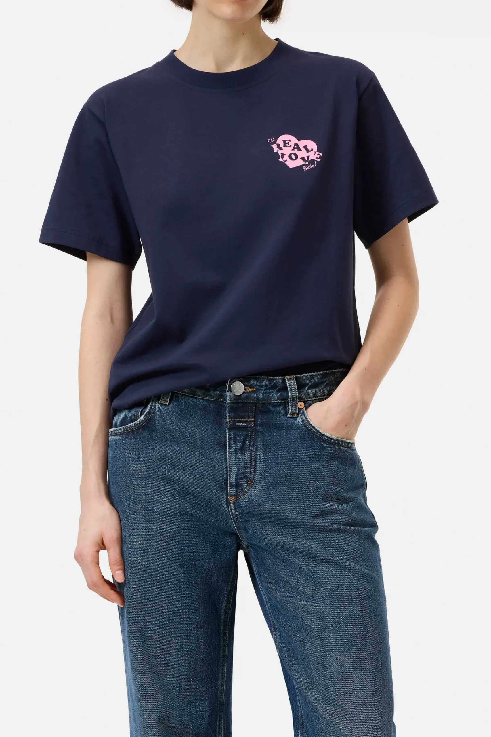 Closed T-shirts*T-shirt “It's real love, Baby!” Darknight