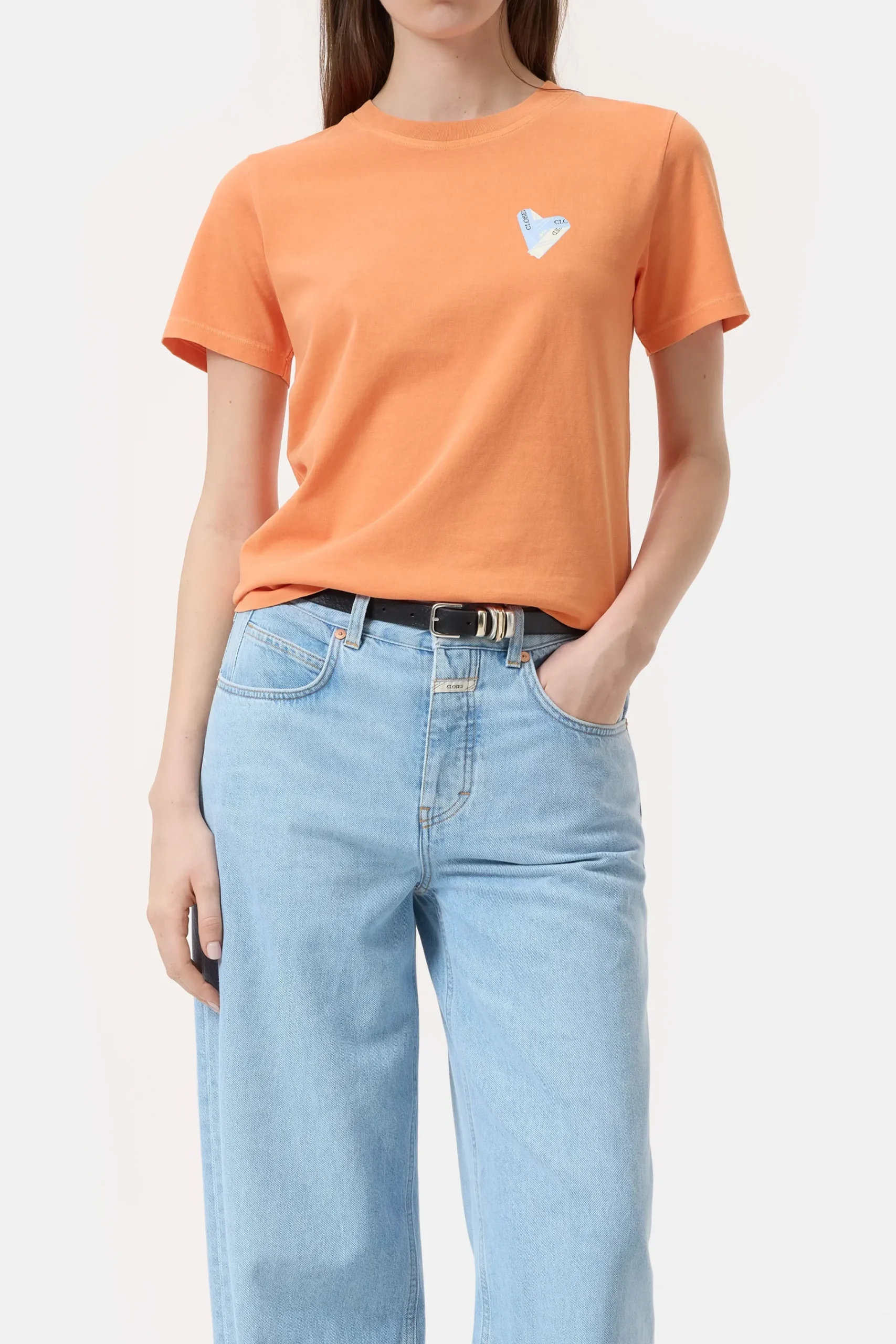 Closed T-shirts*T-Shirt mit Print Pumpkinorange