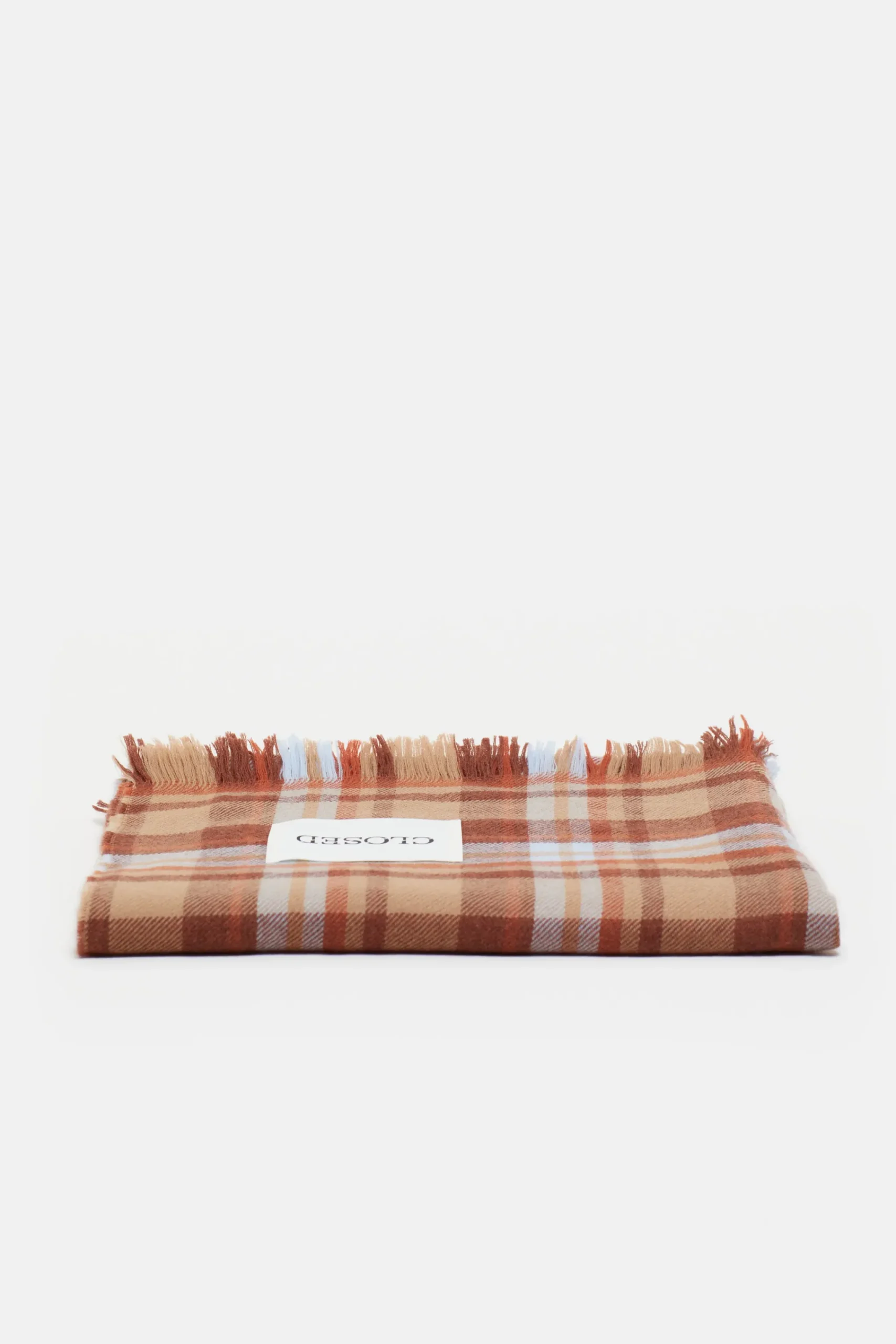 Closed Schals & Mützen*Tuch aus Wolle Ferrobrown