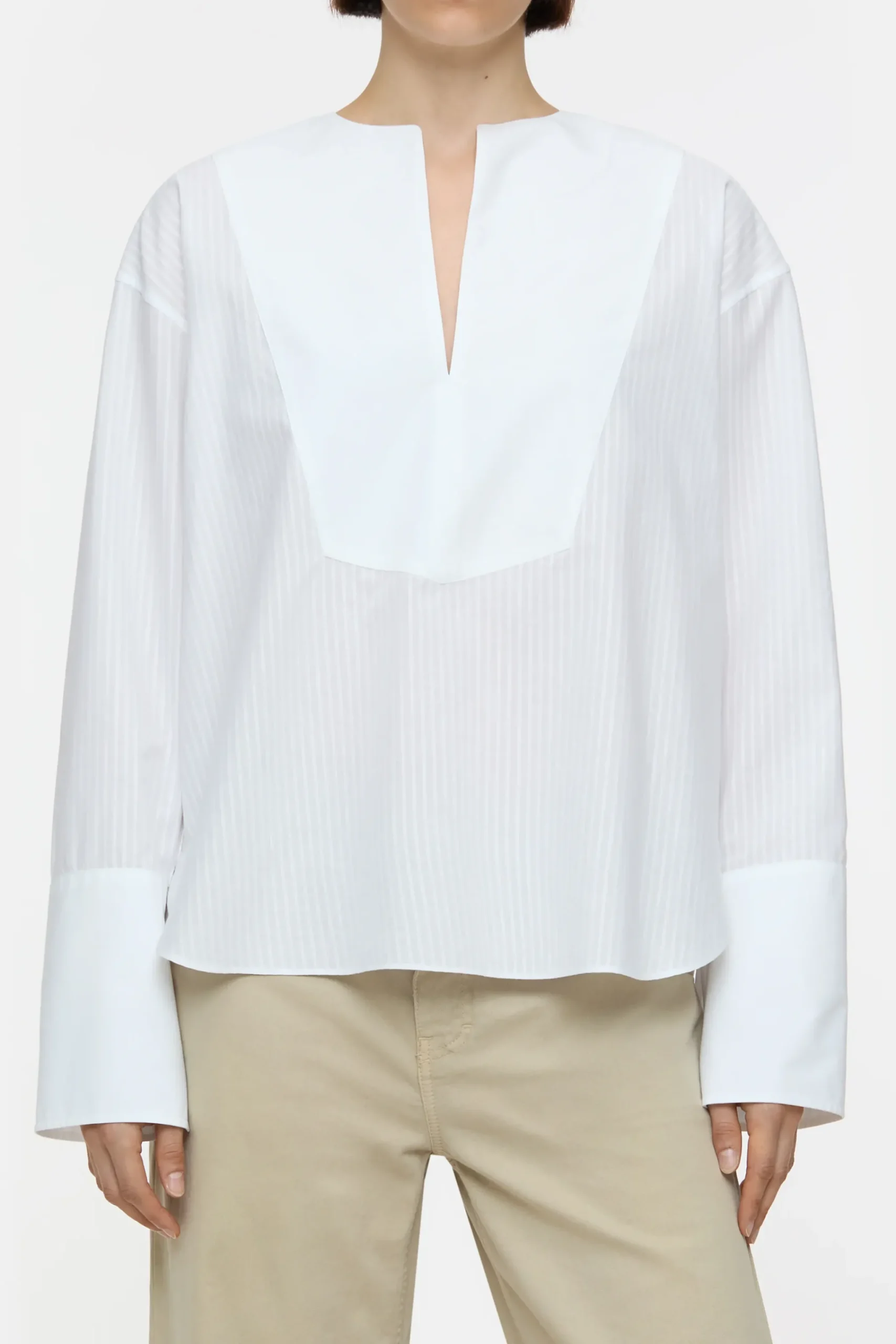 Closed Shirts & Blusen*Tunika aus Baumwoll-Voile White