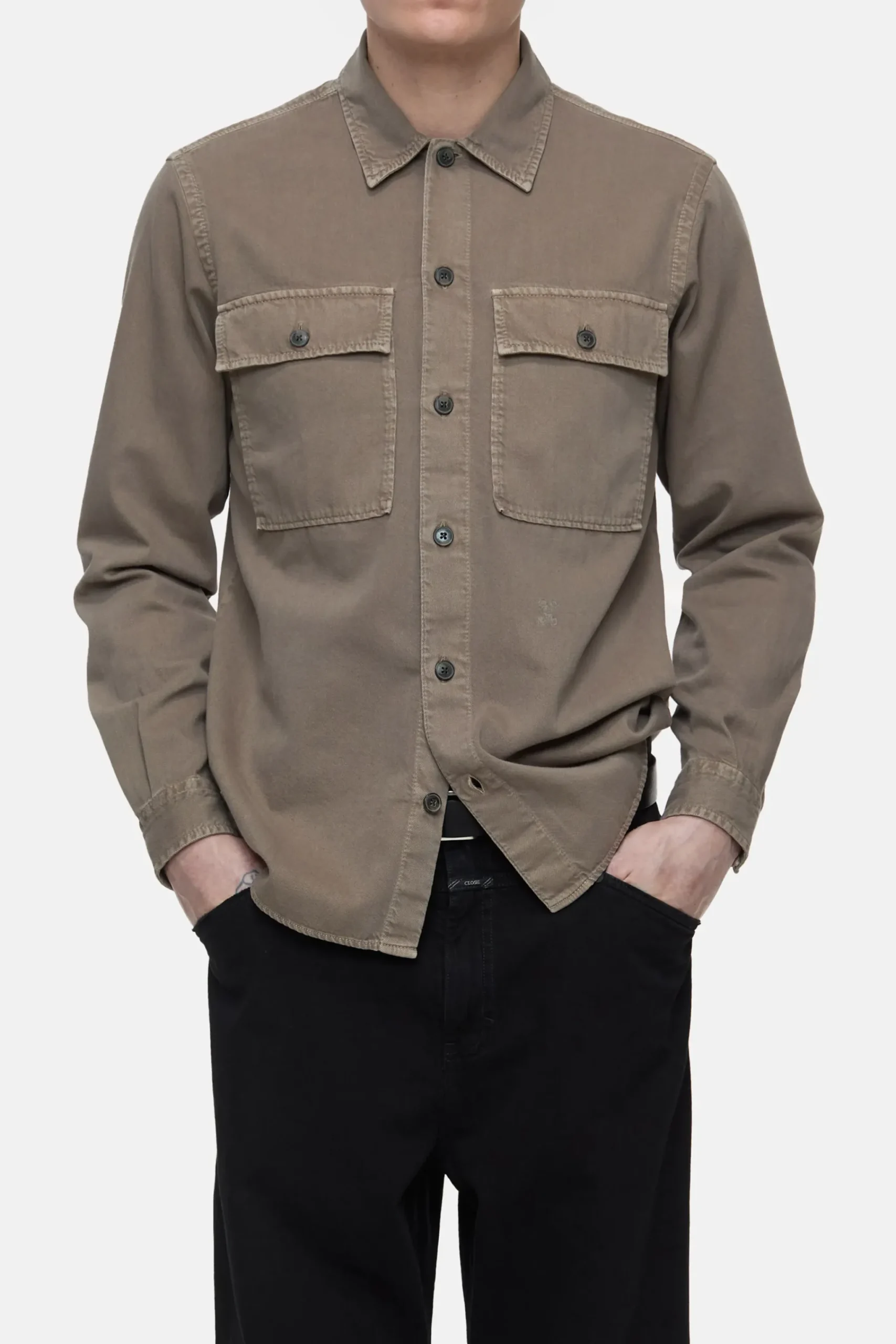 Closed Hemden*Utility-Hemd  aus Baumwolle Naturallinen