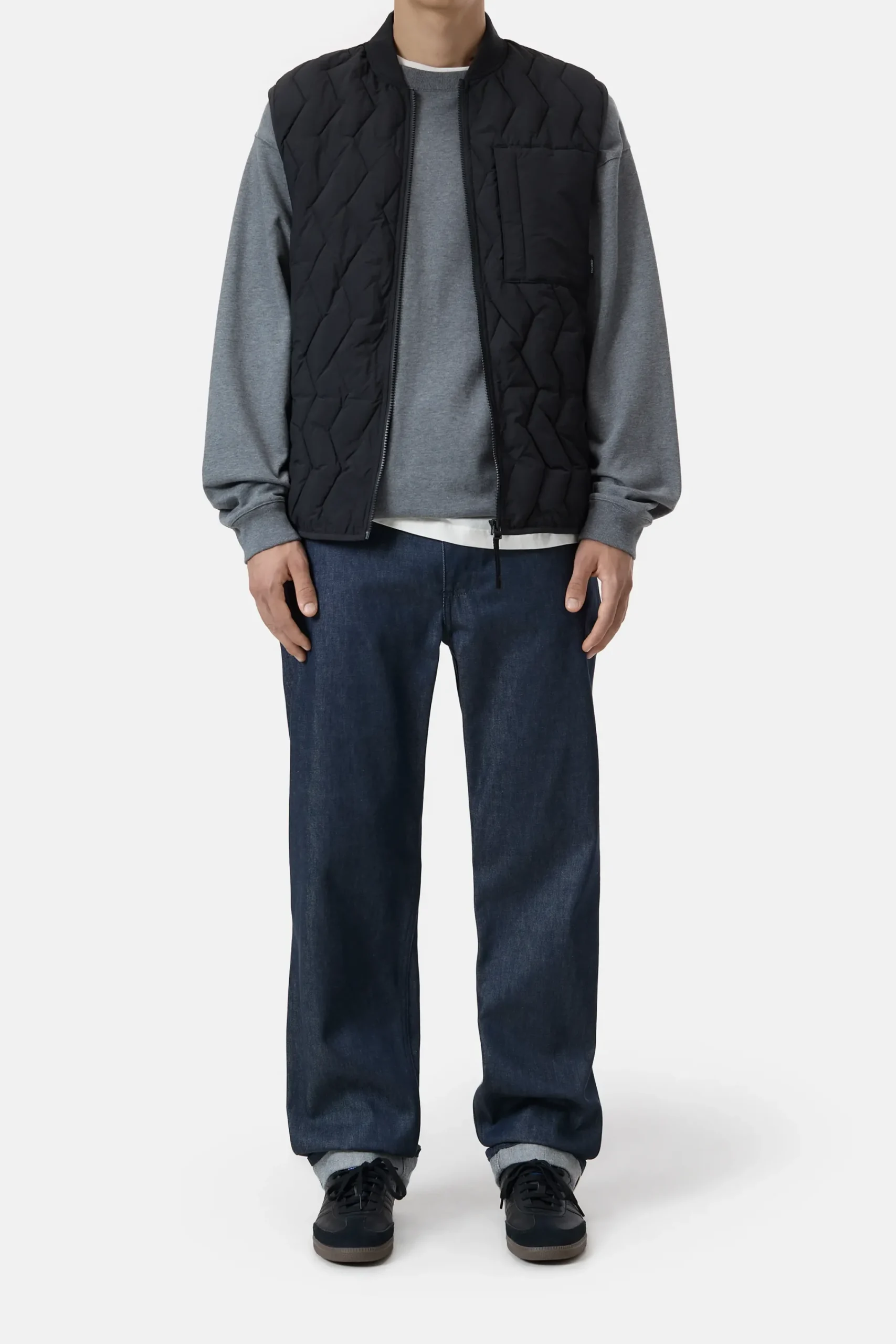 Closed Jacken & Mäntel*Wattierte Weste Black