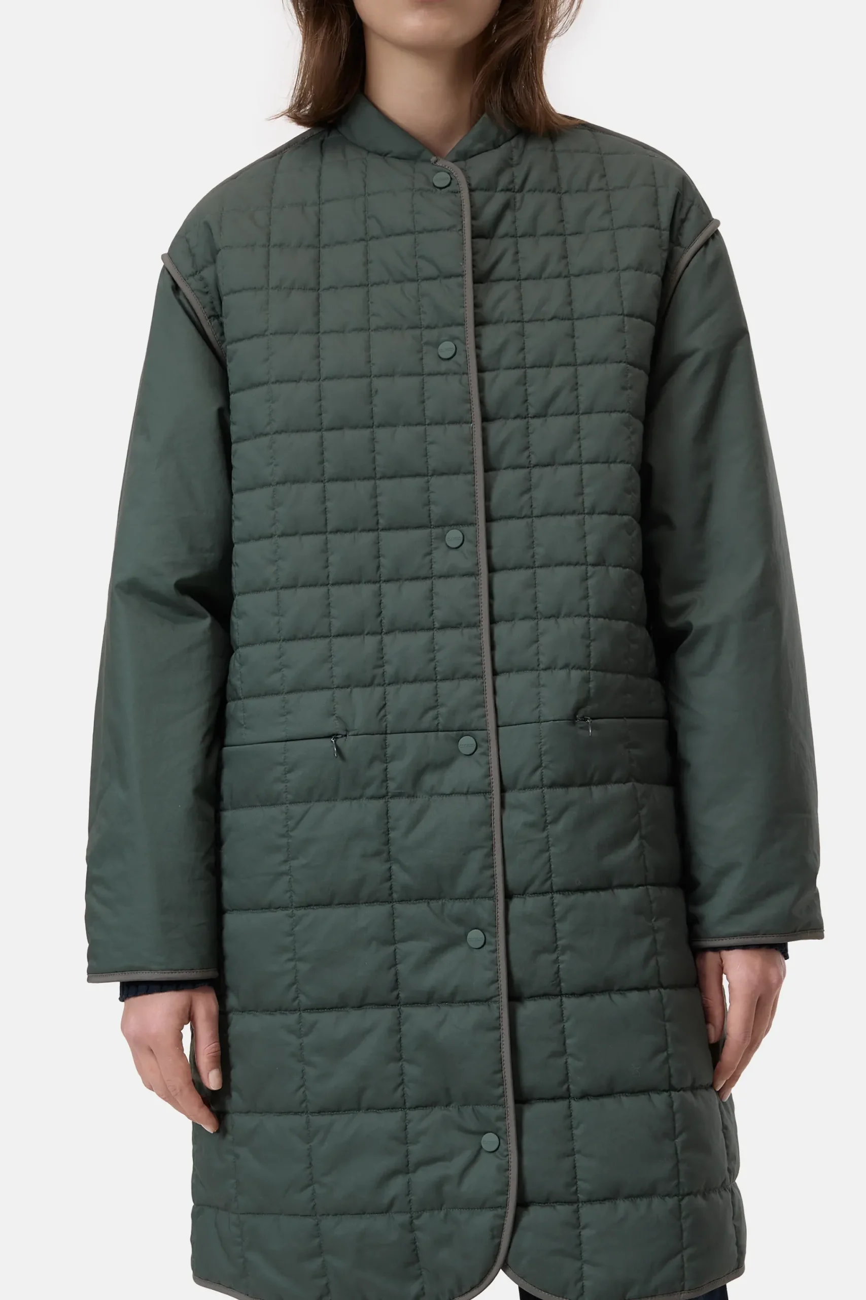 Closed Jacken & Mäntel*Wendbarer Steppmantel aus Baumwolle Pinigreen