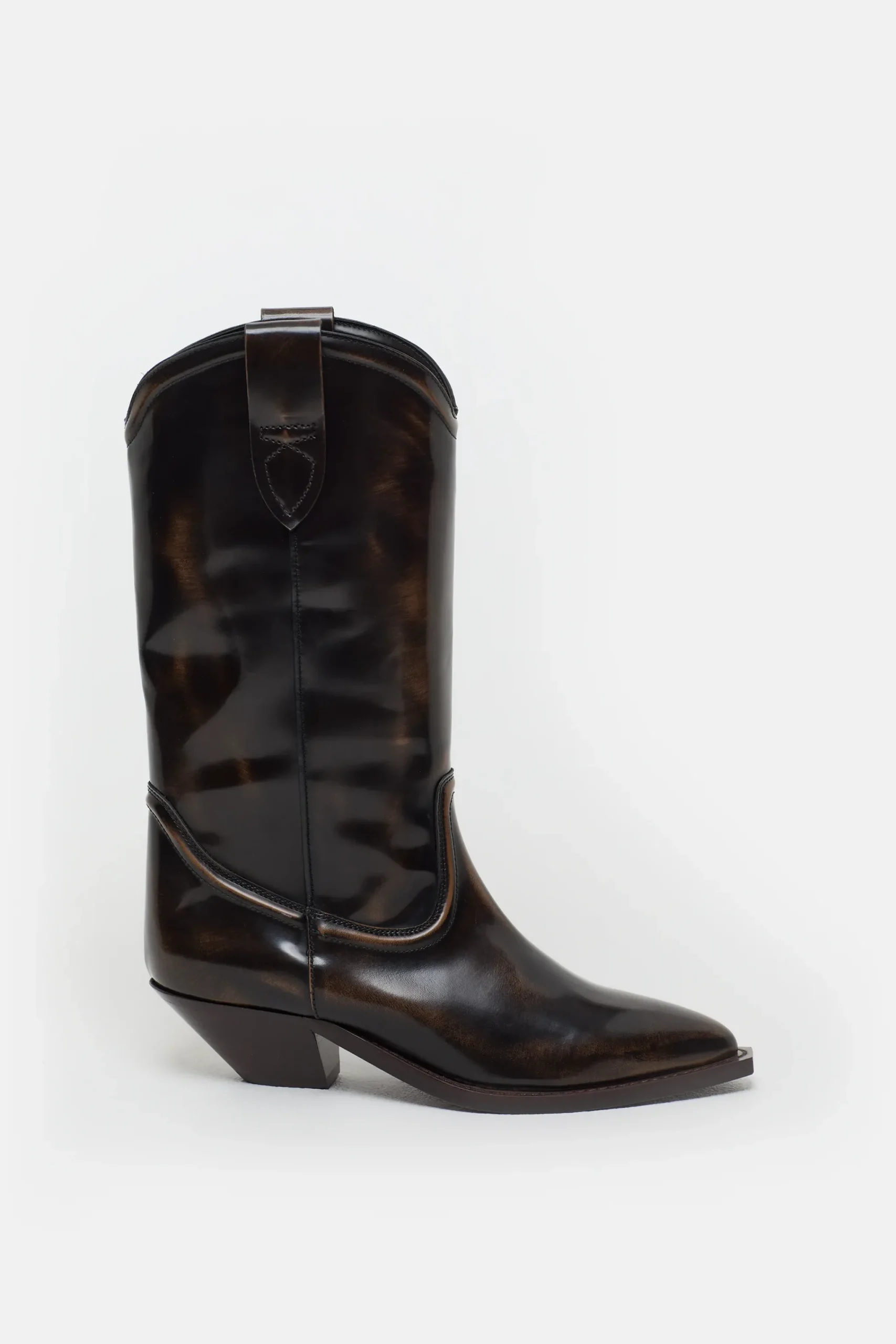 Closed Lederschuhe*Western Boots Irishcoffee