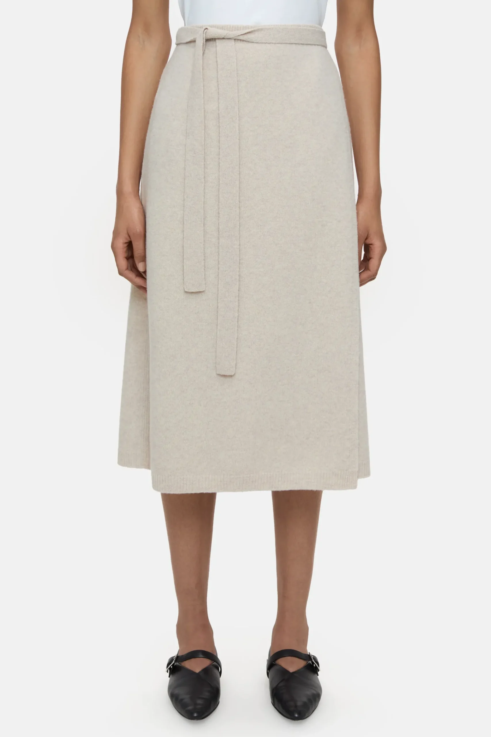 Closed Röcke*Wickelrock aus Merinowolle Pearlbeige