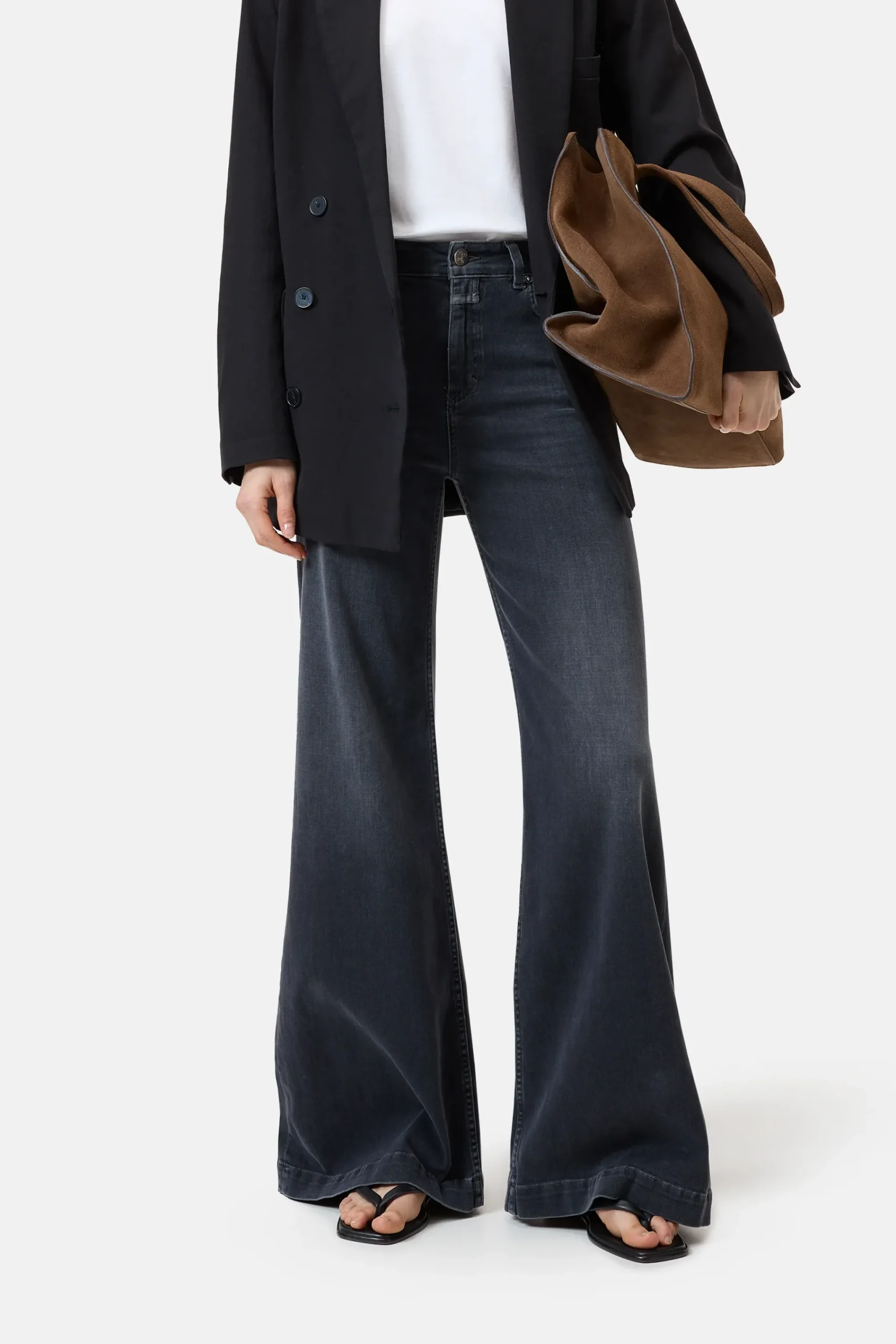 Closed Jeans | Wide Fit*Wide Jeans - Style Name Glow-up Darkgrey